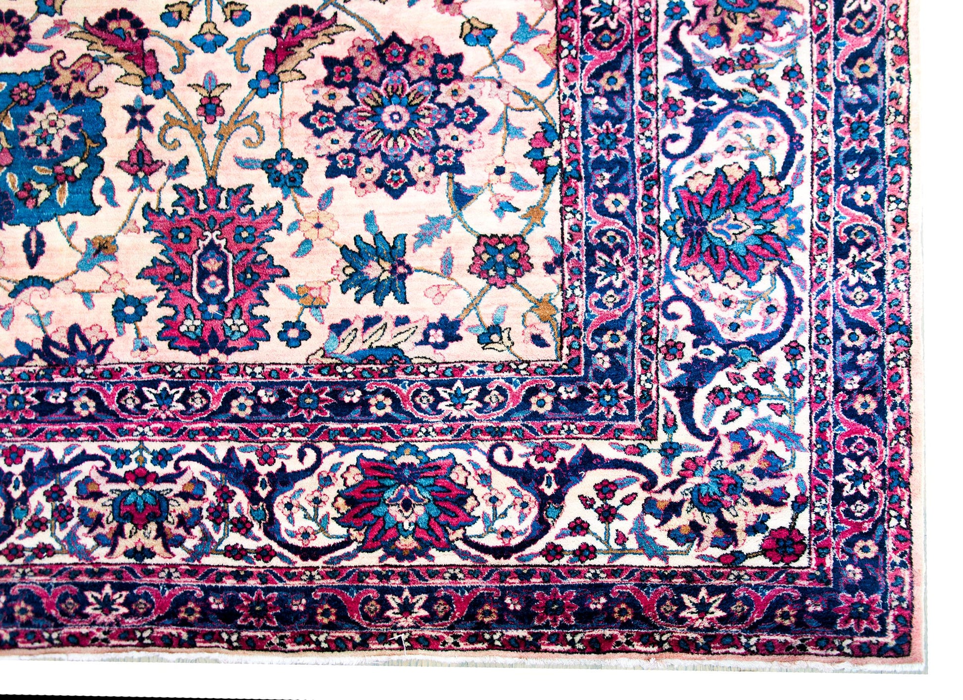 Early 20th Century Persian Yazd Rug For Sale