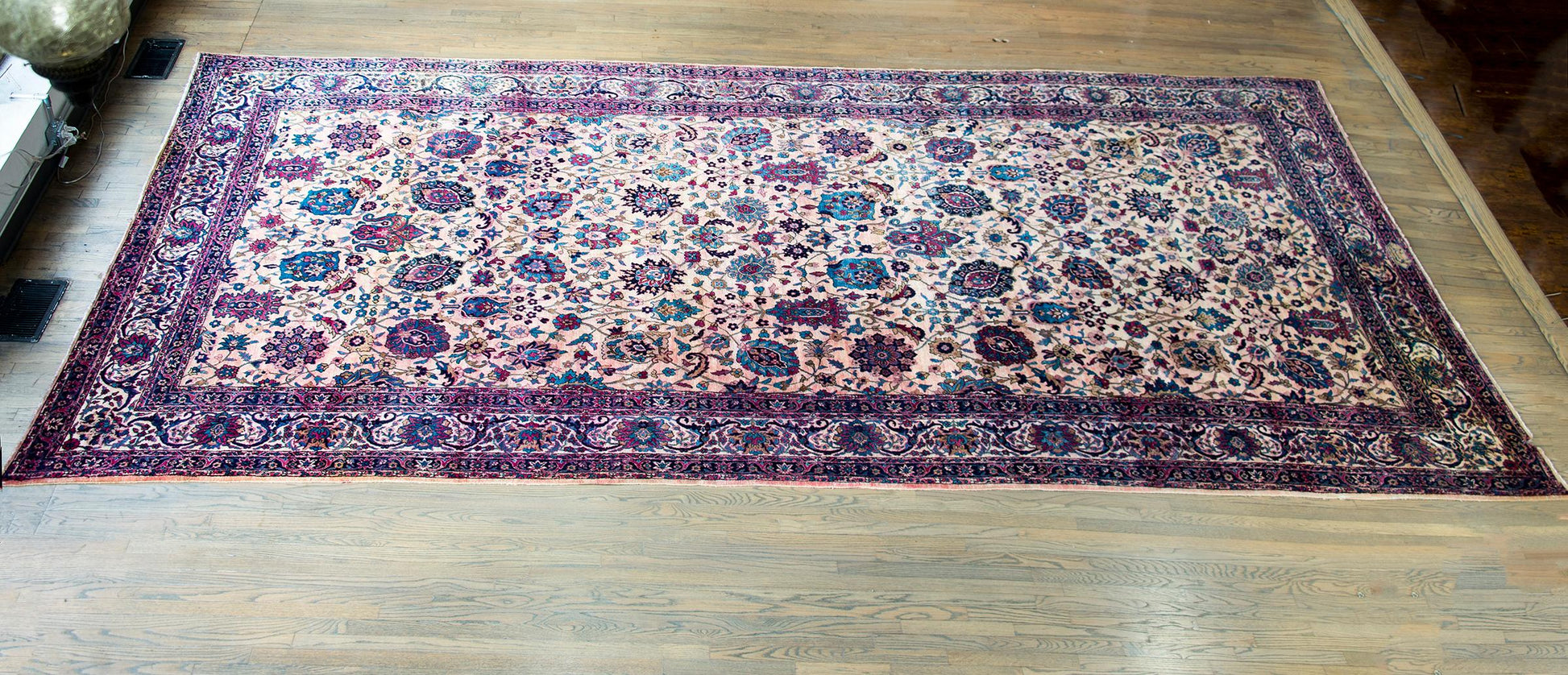 Early 20th Century Persian Yazd Rug For Sale