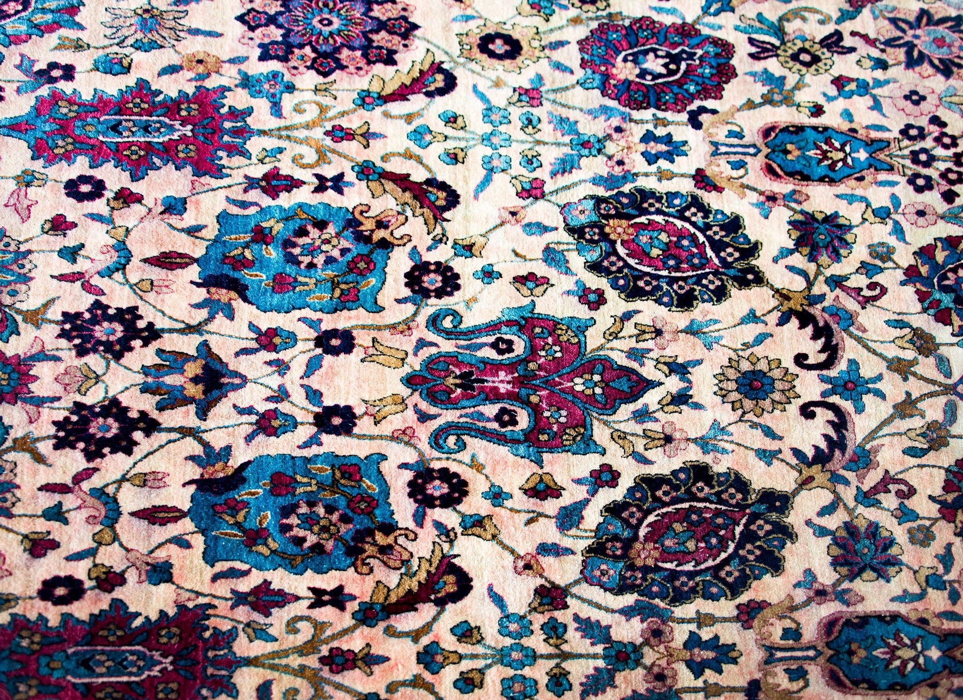 Early 20th Century Persian Yazd Rug For Sale