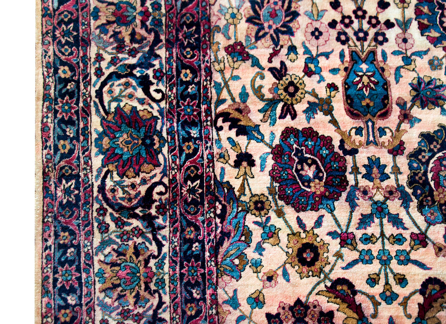 Early 20th Century Persian Yazd Rug For Sale