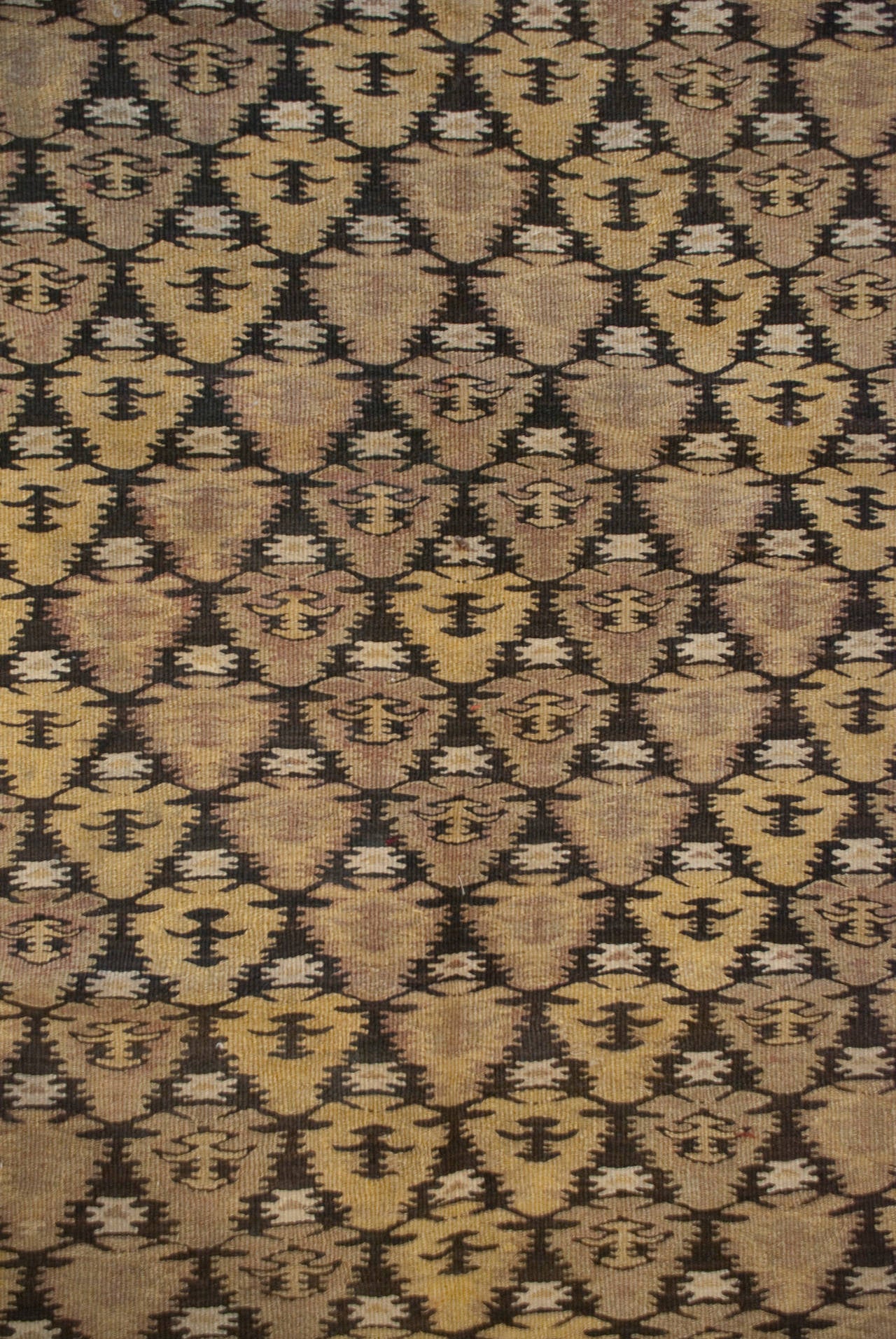 Early 20th Century Qazvin Kilim Runner For Sale