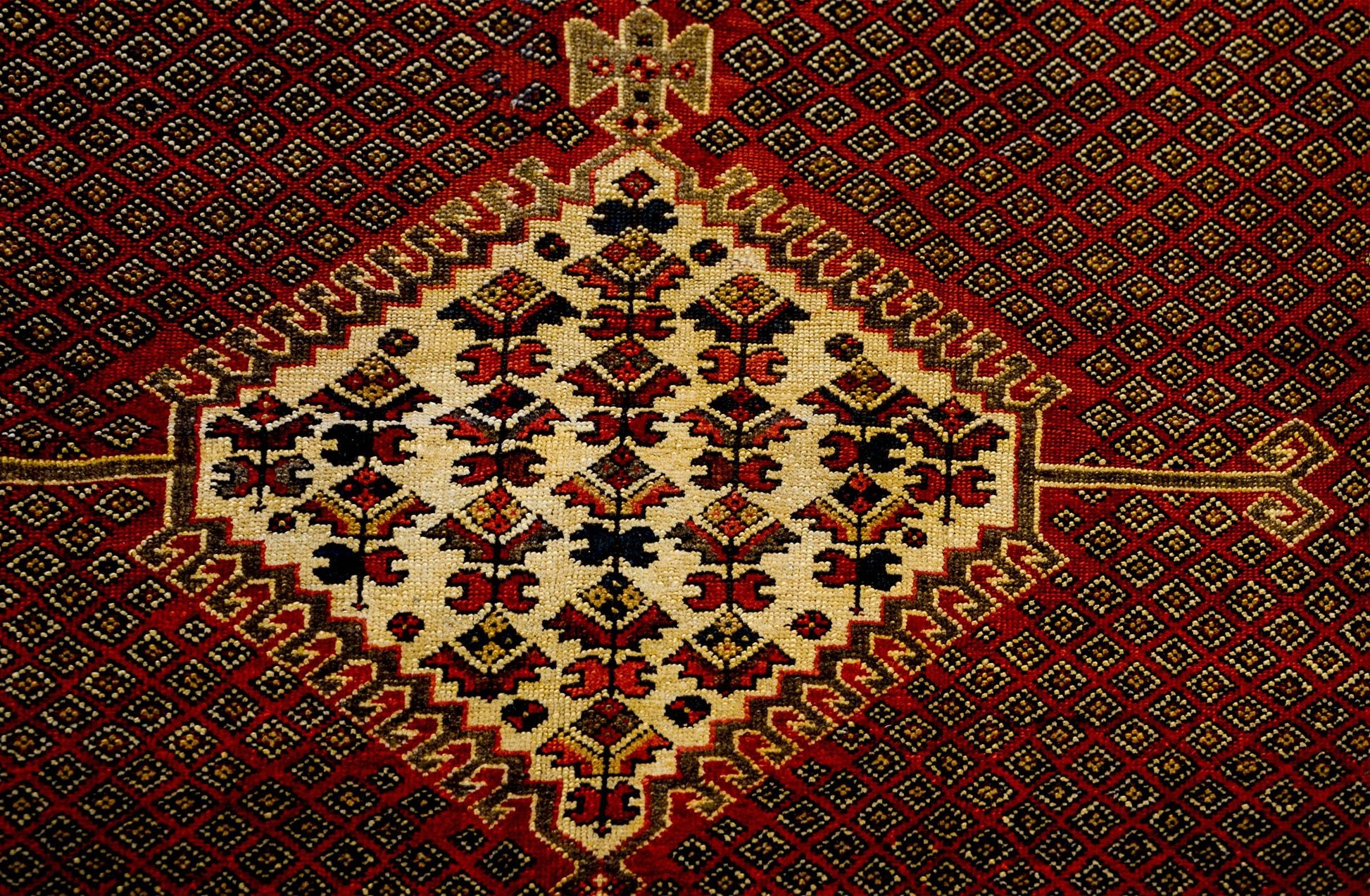 Amazing Early 20th Century Ghashgaei Rug For Sale