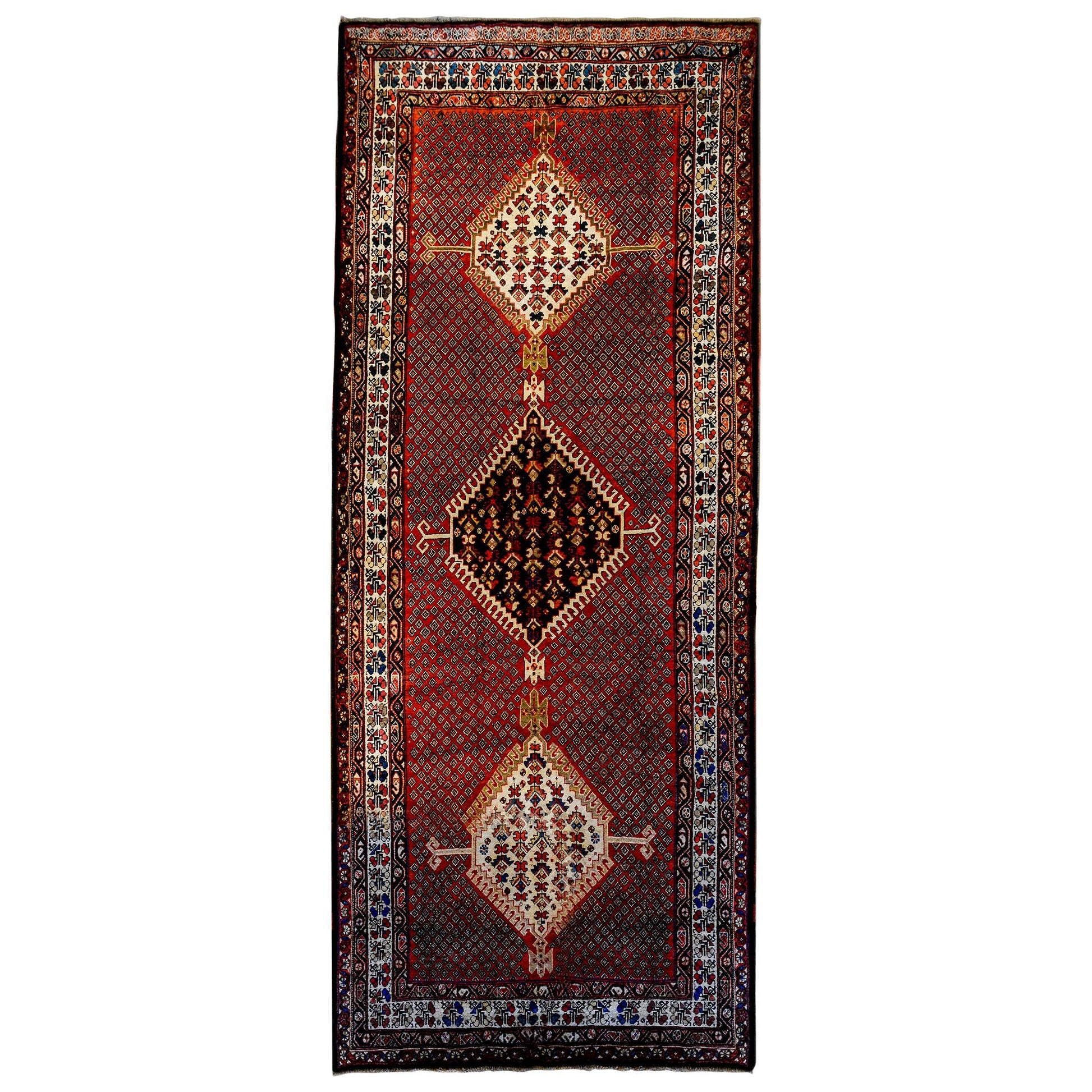 Amazing Early 20th Century Ghashgaei Rug For Sale