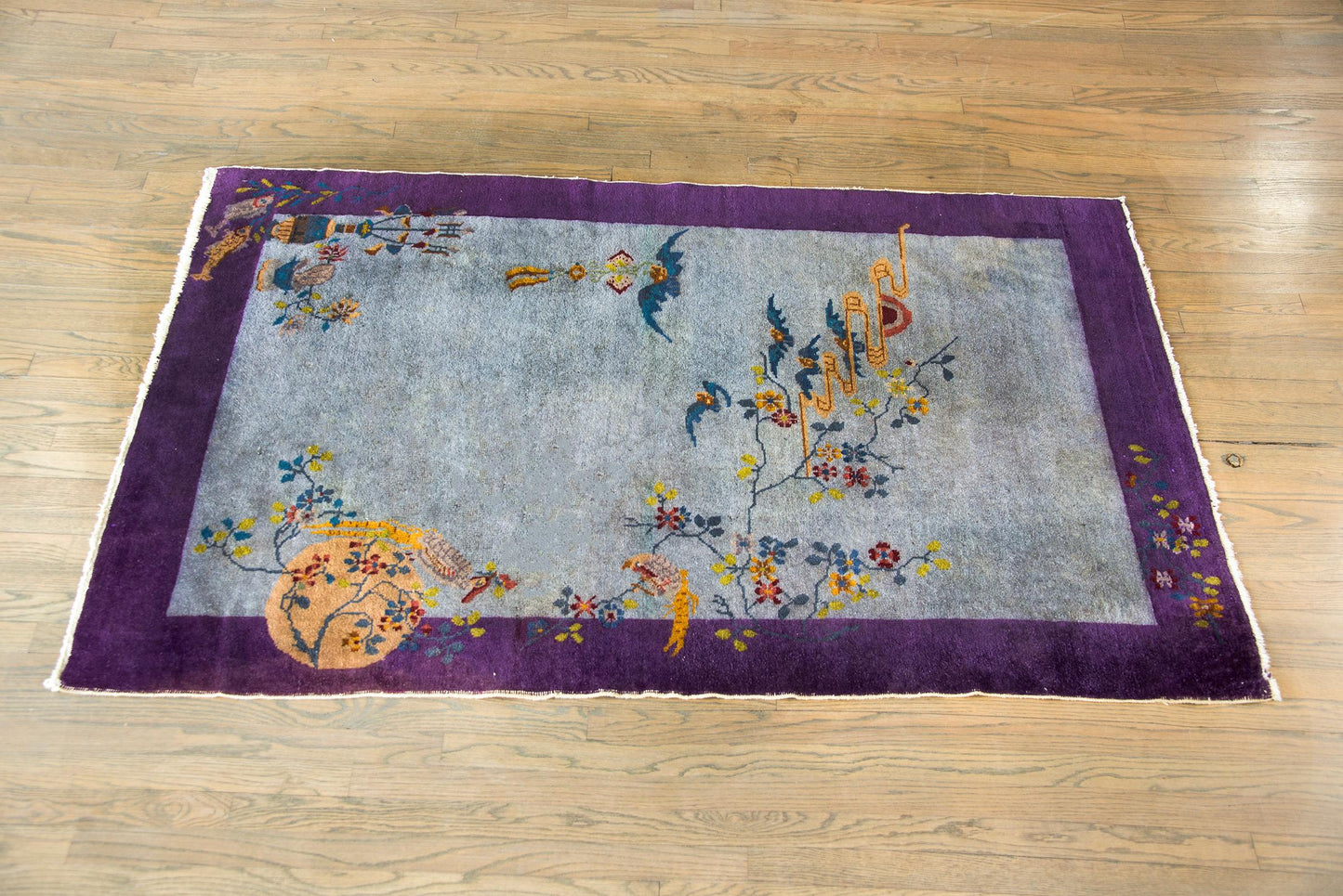 Early 20th Century Chinese Art Deco Rug For Sale