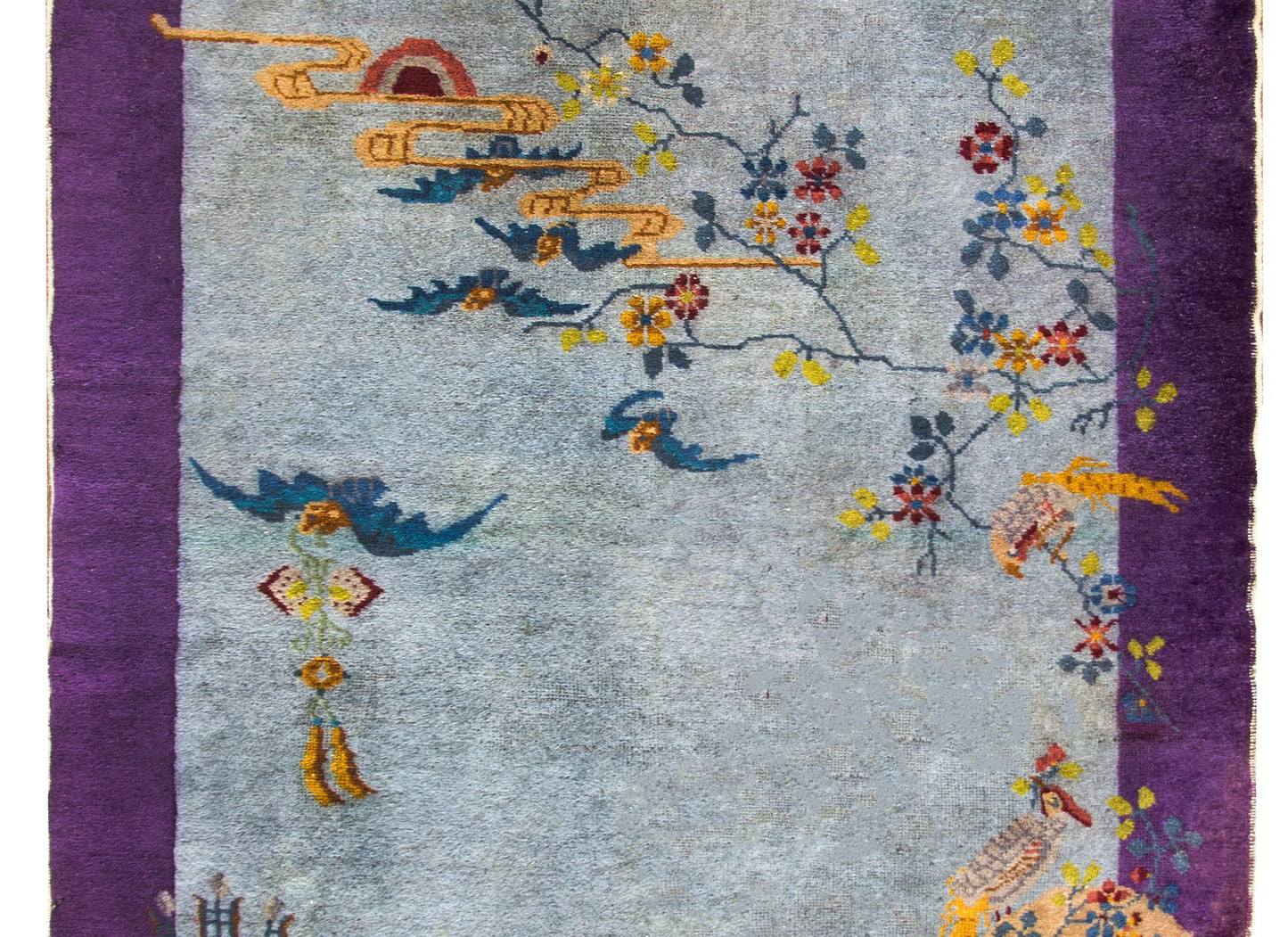 Early 20th Century Chinese Art Deco Rug For Sale