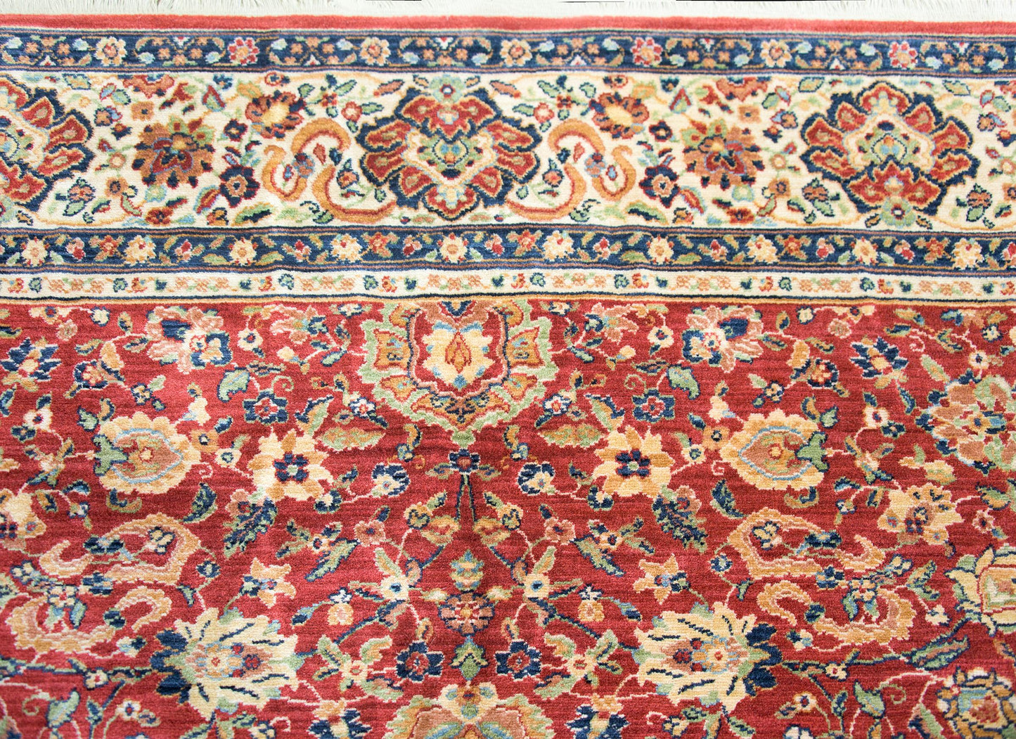 Late 20th Century Karastan Mahal-Style Rug For Sale