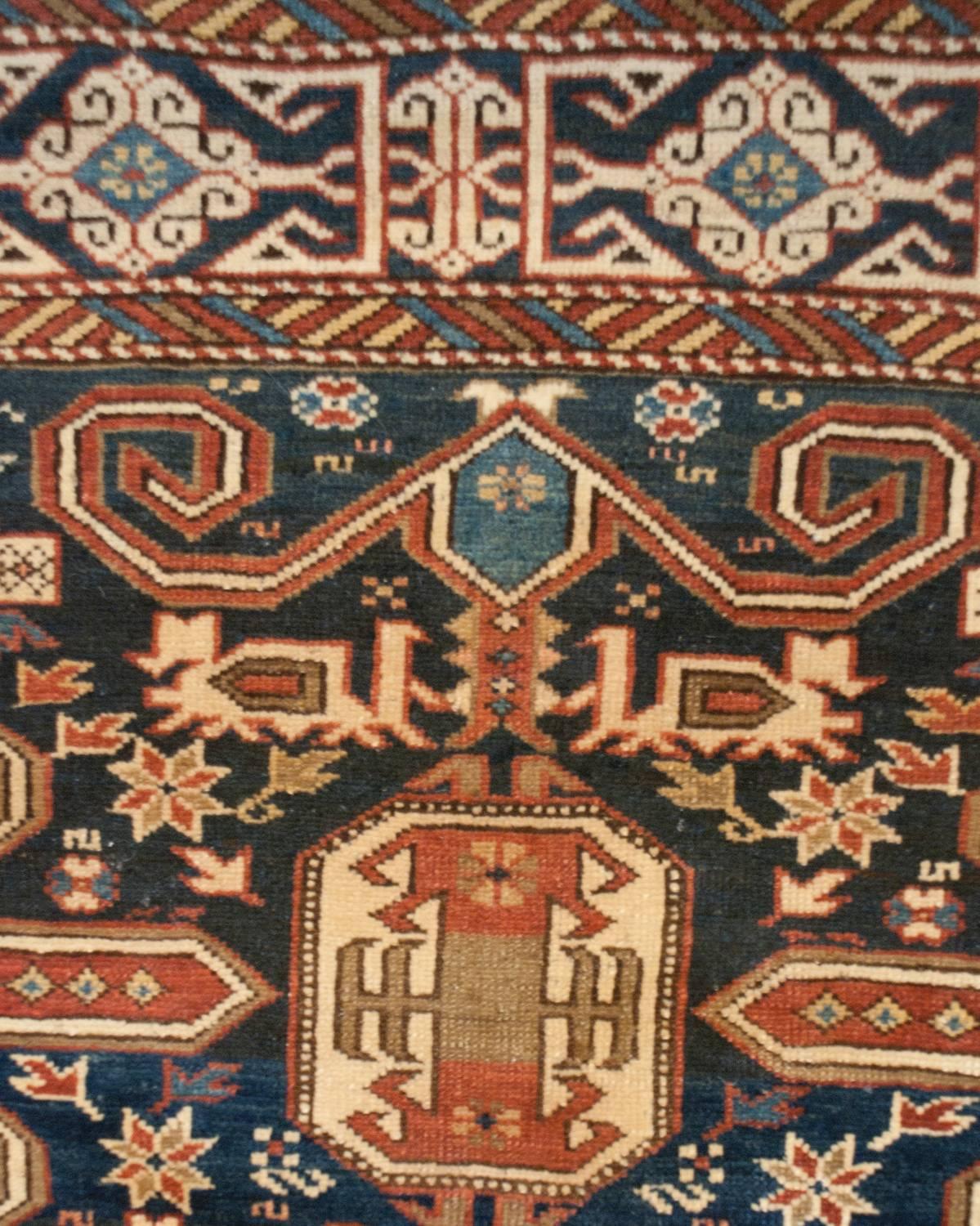 Fascinating 19th Century Perpedil Rug For Sale