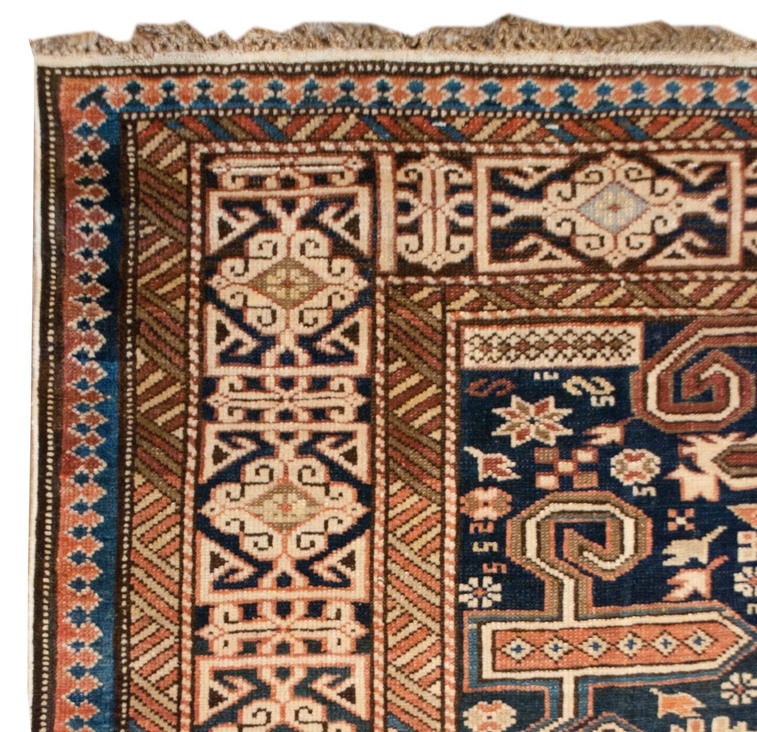 Fascinating 19th Century Perpedil Rug For Sale