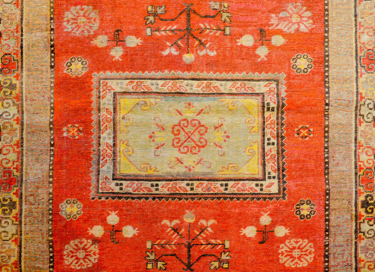 Beautiful Early 20th Century Central Asian Khotan Rug For Sale