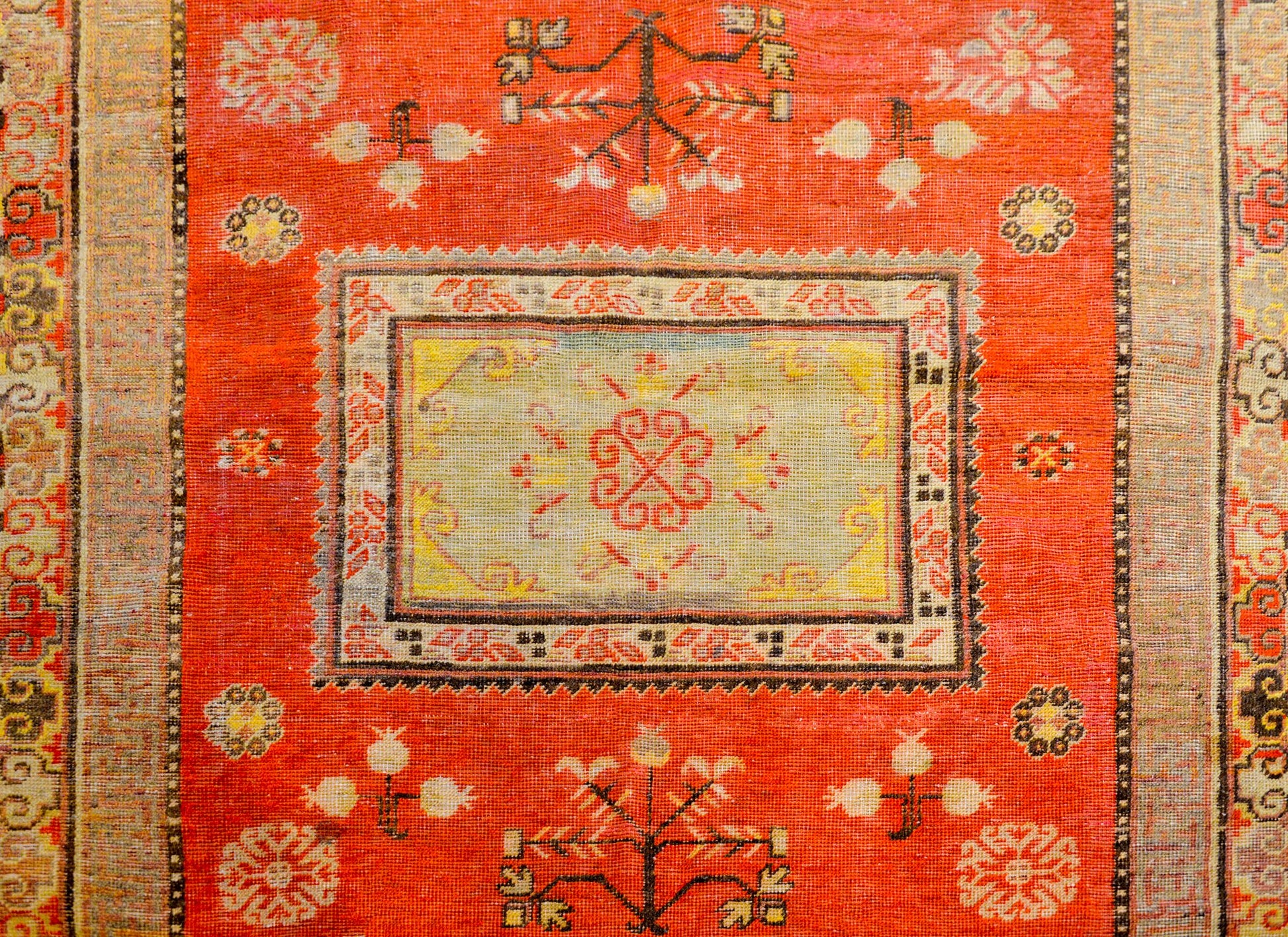Beautiful Early 20th Century Central Asian Khotan Rug For Sale