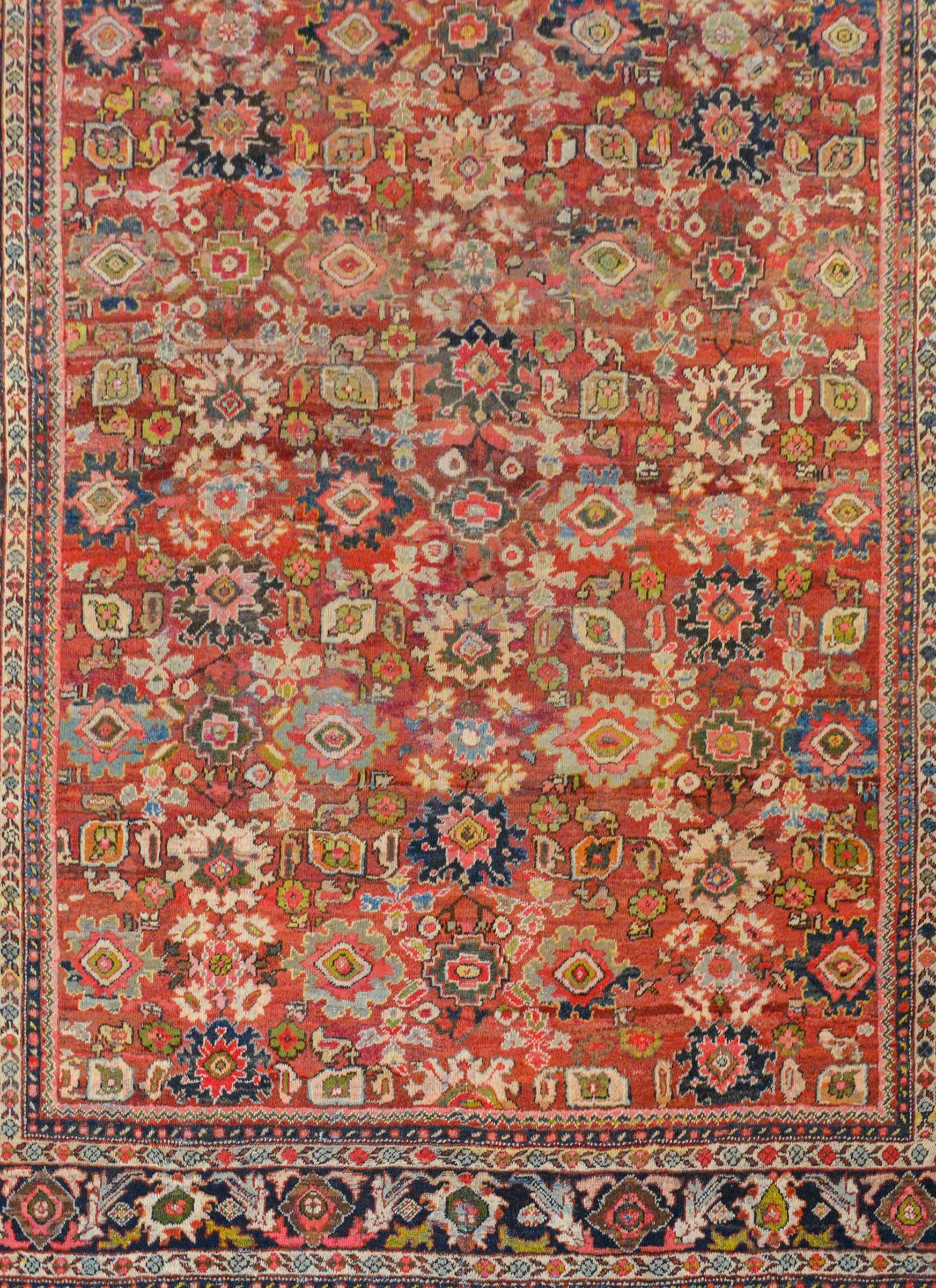 Outstanding Early 20th Century Mahal Rug For Sale