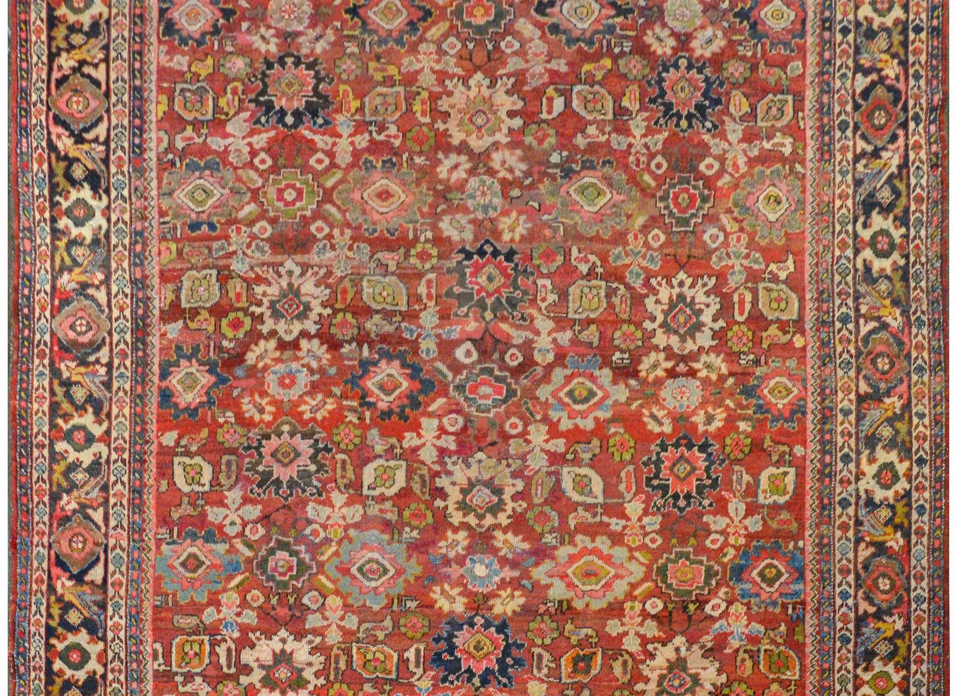 Outstanding Early 20th Century Mahal Rug For Sale