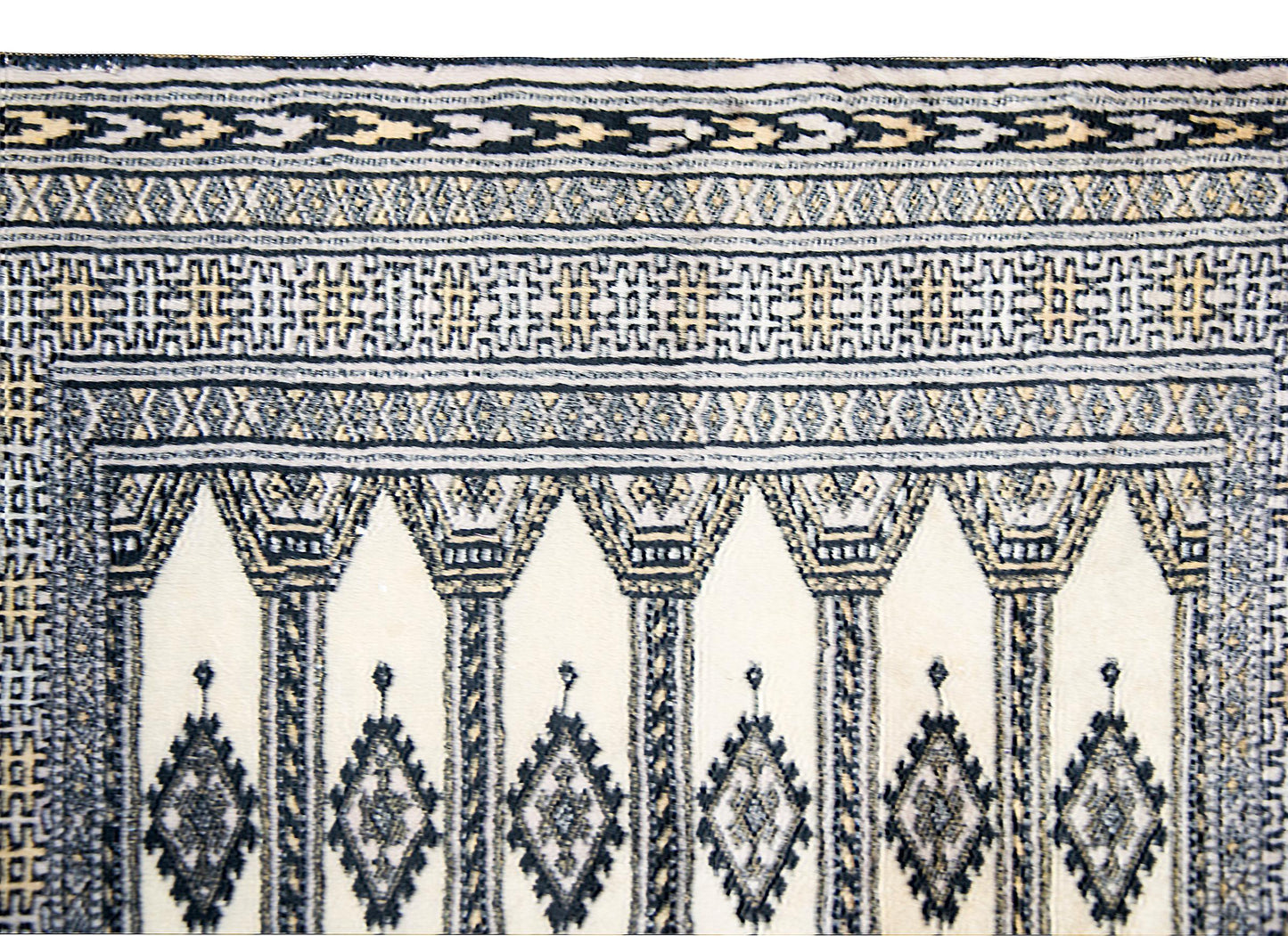 Vintage Pakistani Bokhara Rug For Sale