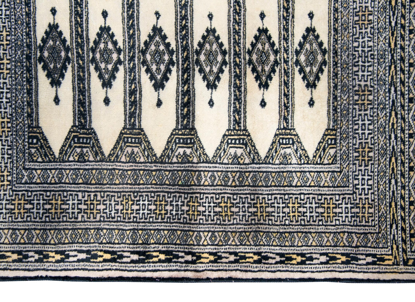 Vintage Pakistani Bokhara Rug For Sale