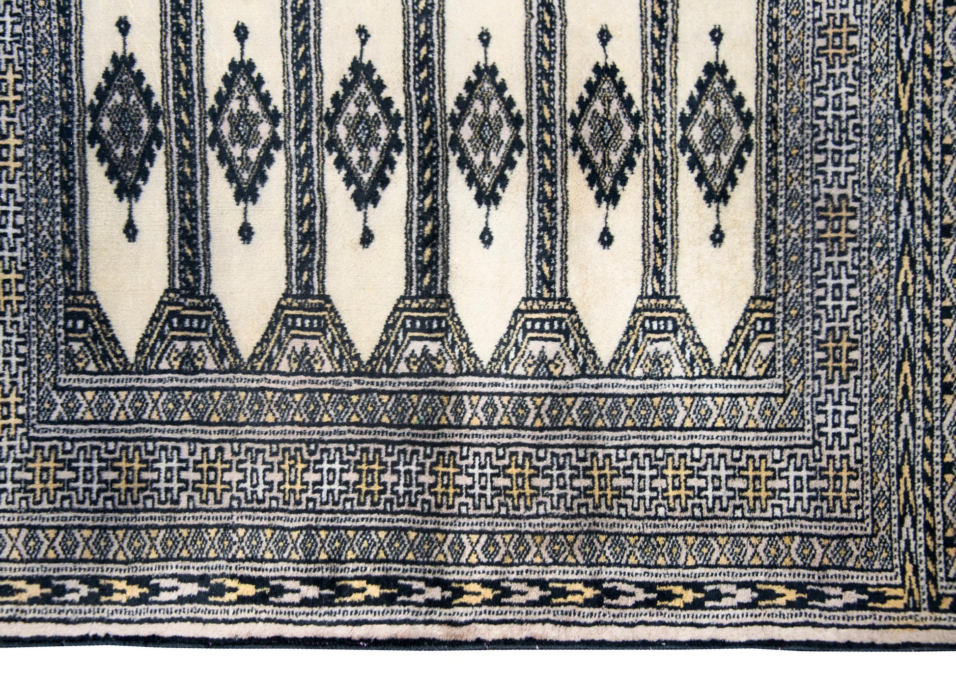 Vintage Pakistani Bokhara Rug For Sale