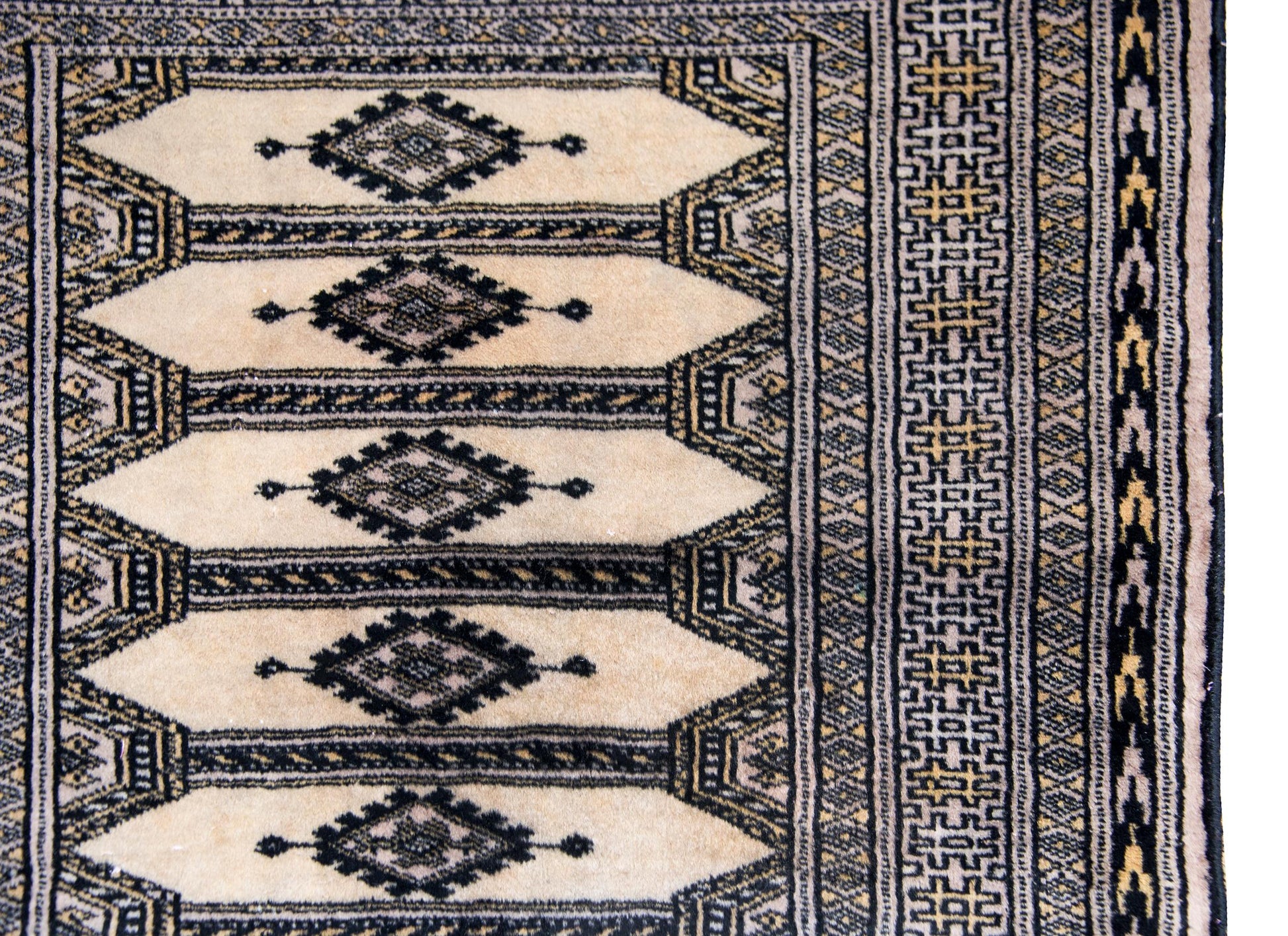 Vintage Pakistani Bokhara Rug For Sale