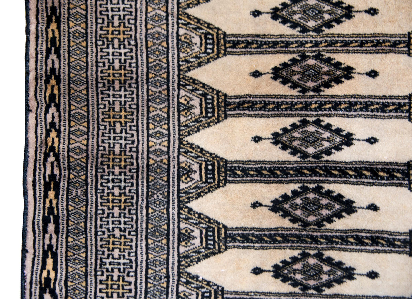 Vintage Pakistani Bokhara Rug For Sale