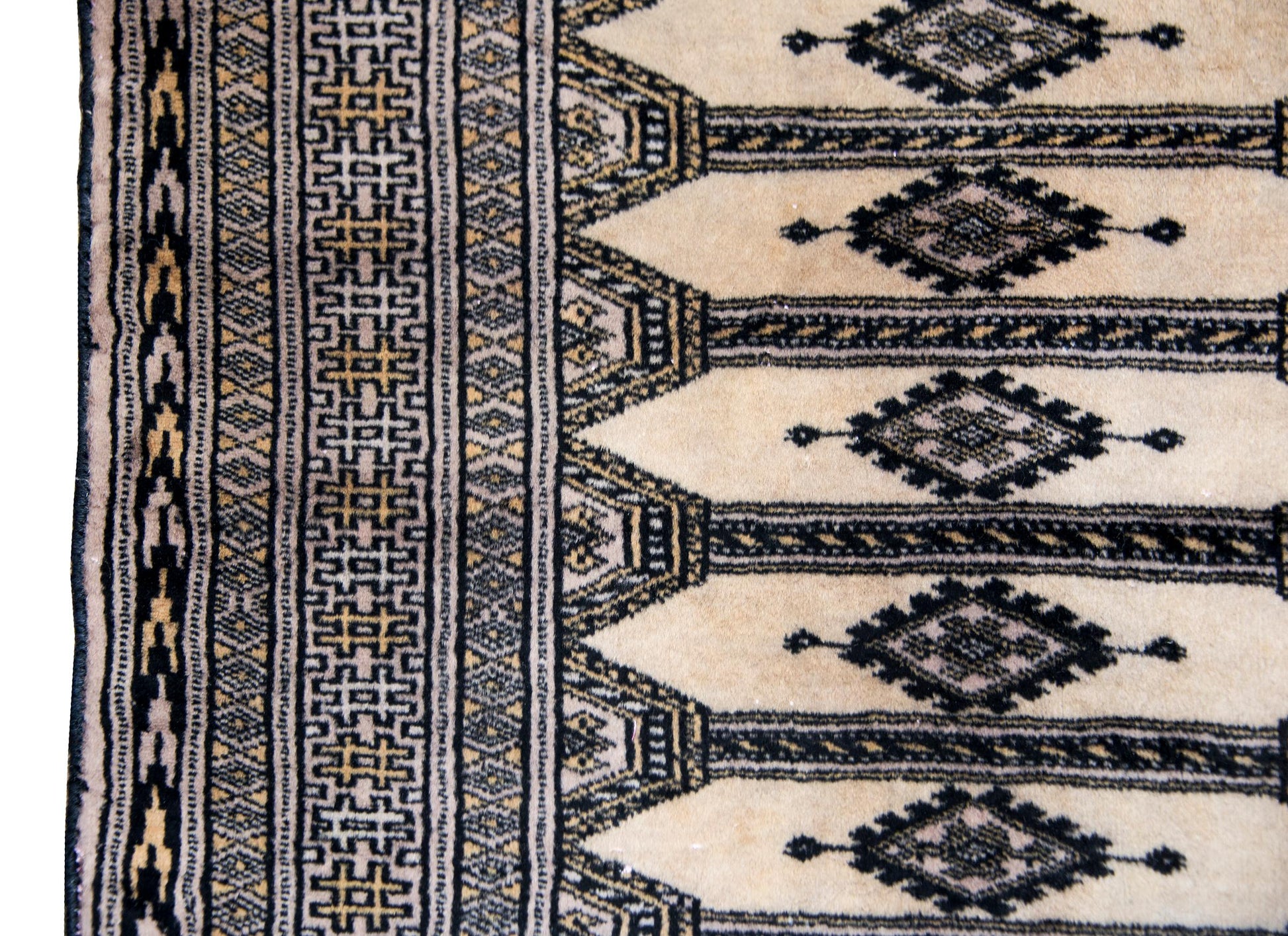 Vintage Pakistani Bokhara Rug For Sale