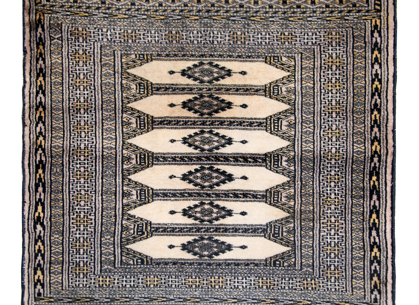 Vintage Pakistani Bokhara Rug For Sale