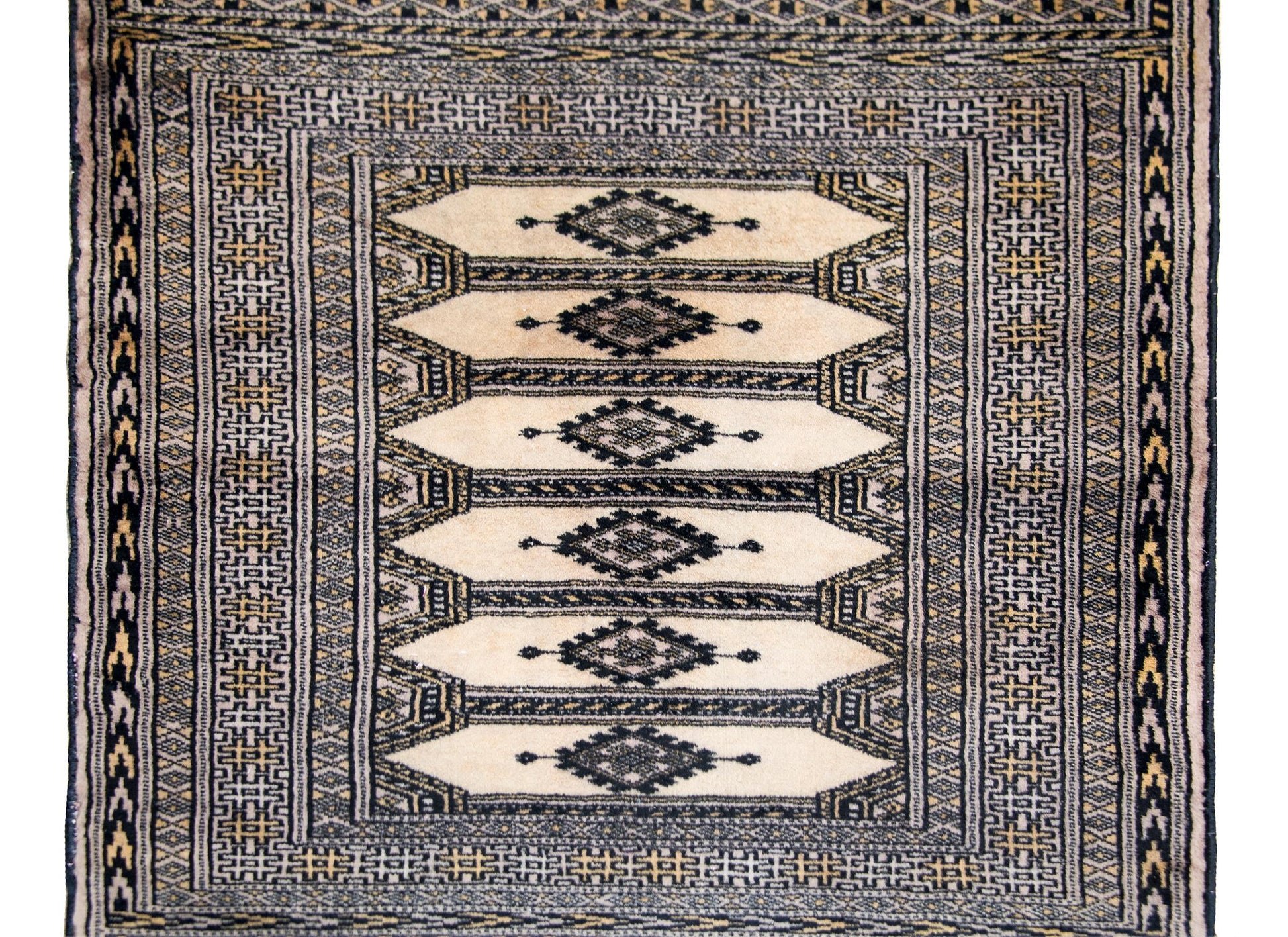 Vintage Pakistani Bokhara Rug For Sale