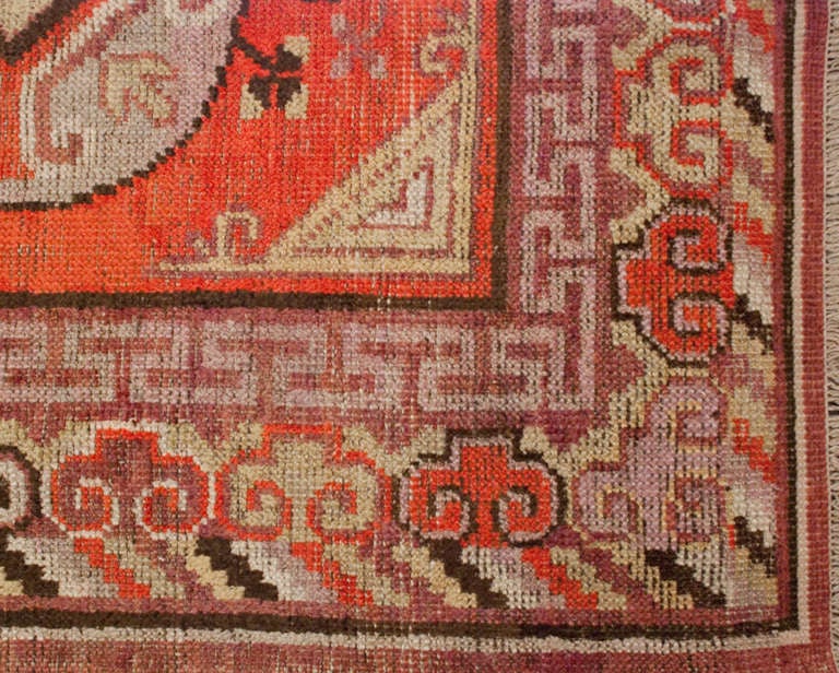 Late 19th Century Khotan Rug For Sale
