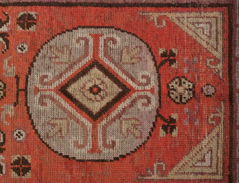 Late 19th Century Khotan Rug For Sale
