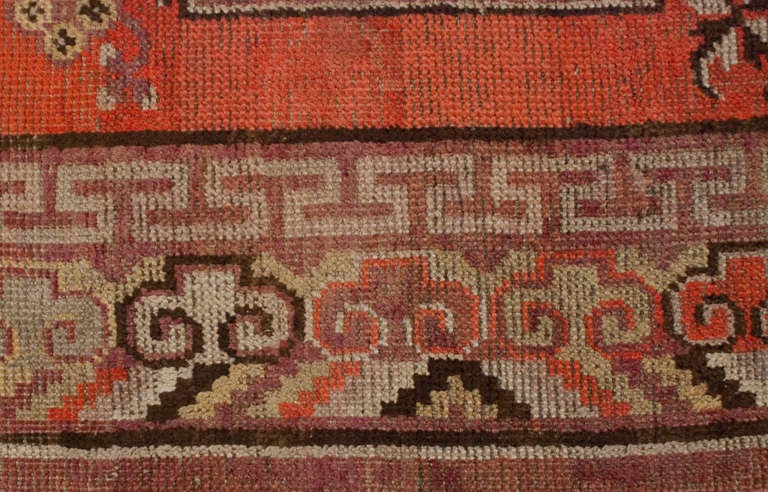 Late 19th Century Khotan Rug For Sale