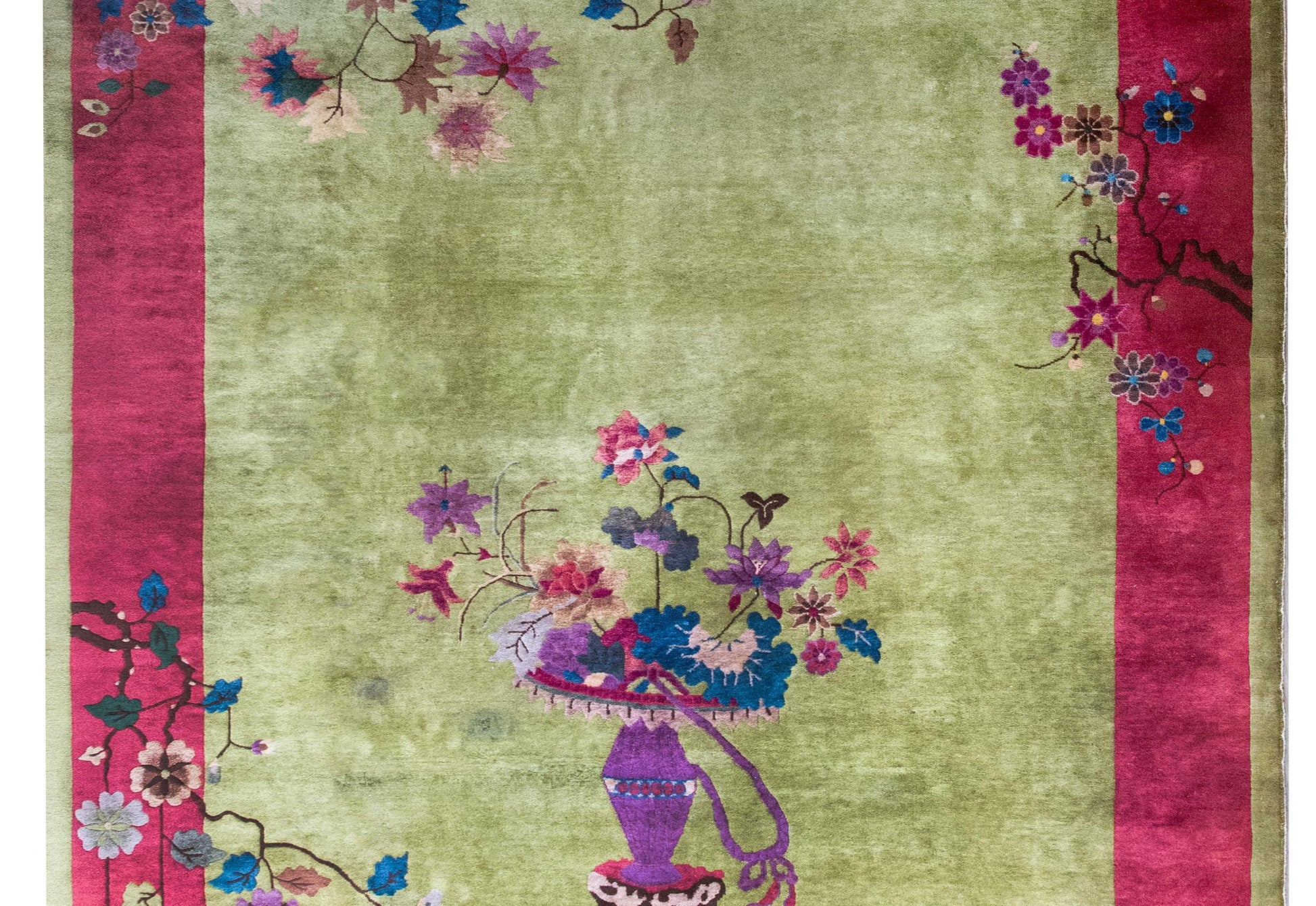 Early 20th Century Chinese Art Deco Rug For Sale