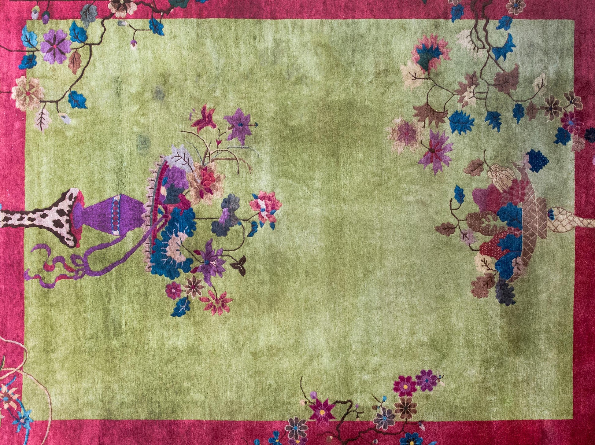 Early 20th Century Chinese Art Deco Rug For Sale