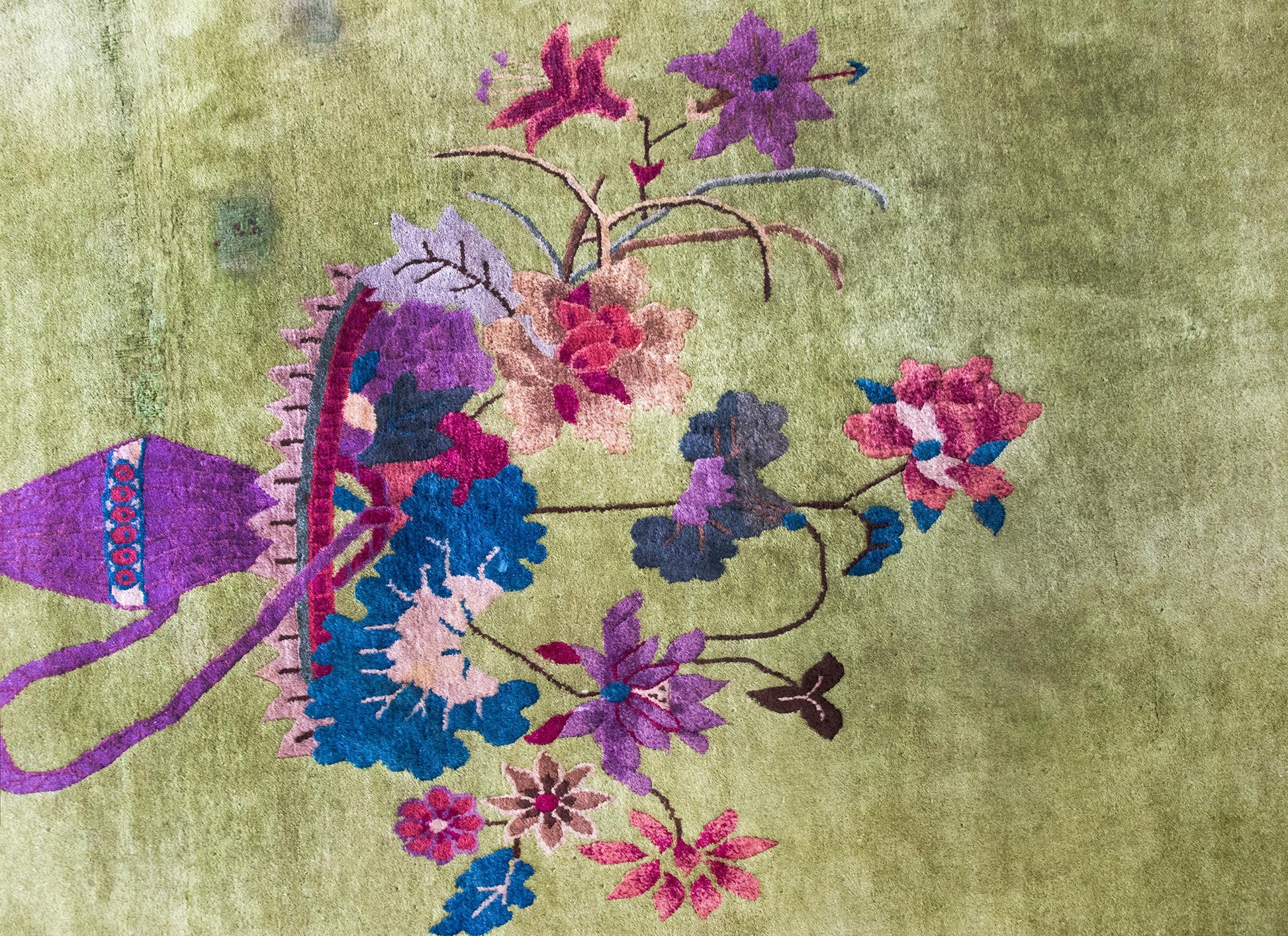 Early 20th Century Chinese Art Deco Rug For Sale