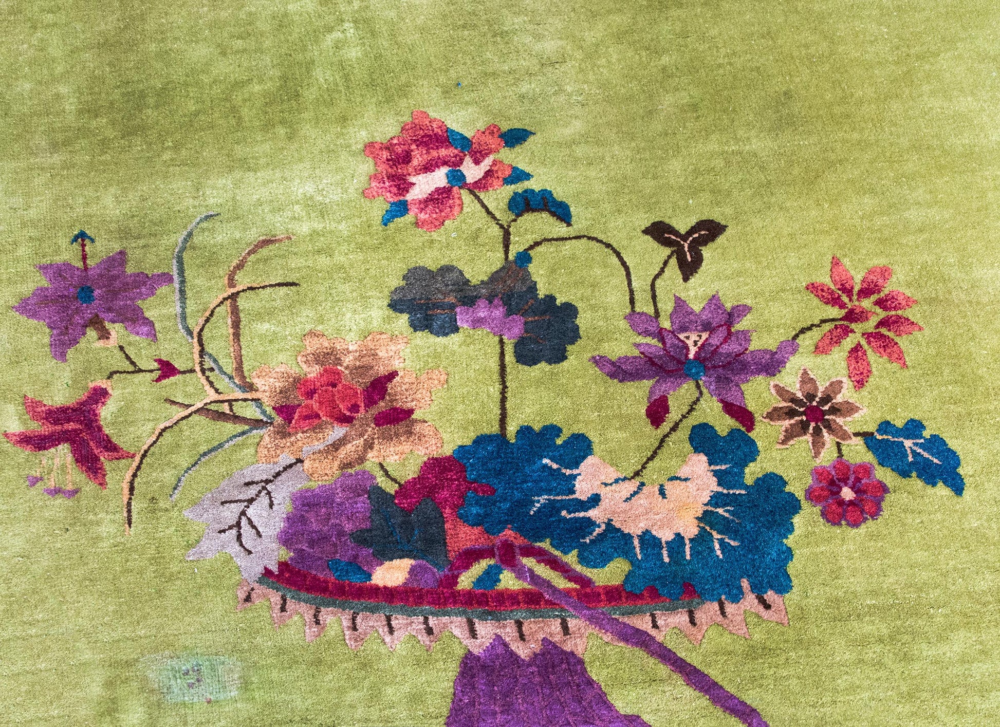 Early 20th Century Chinese Art Deco Rug For Sale