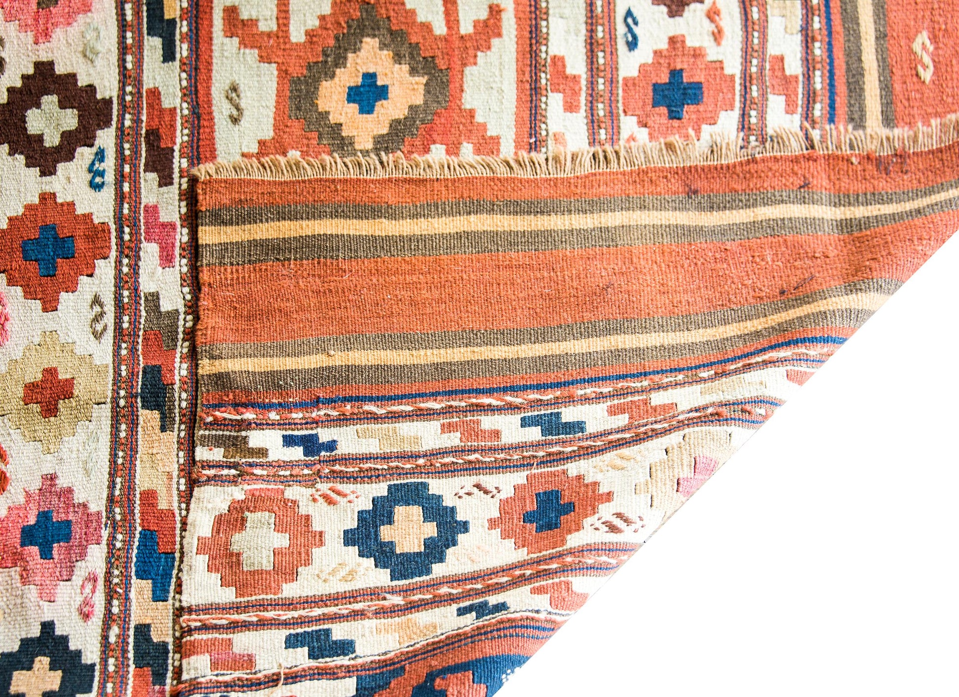 Early 20th Century Persian Azari Kilim Rug For Sale