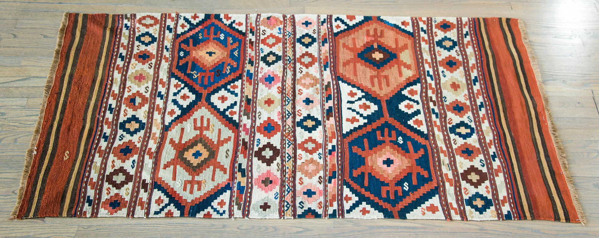 Early 20th Century Persian Azari Kilim Rug For Sale
