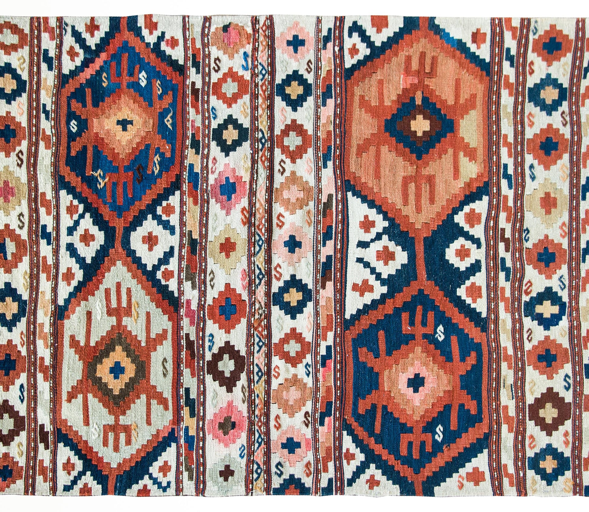 Early 20th Century Persian Azari Kilim Rug For Sale