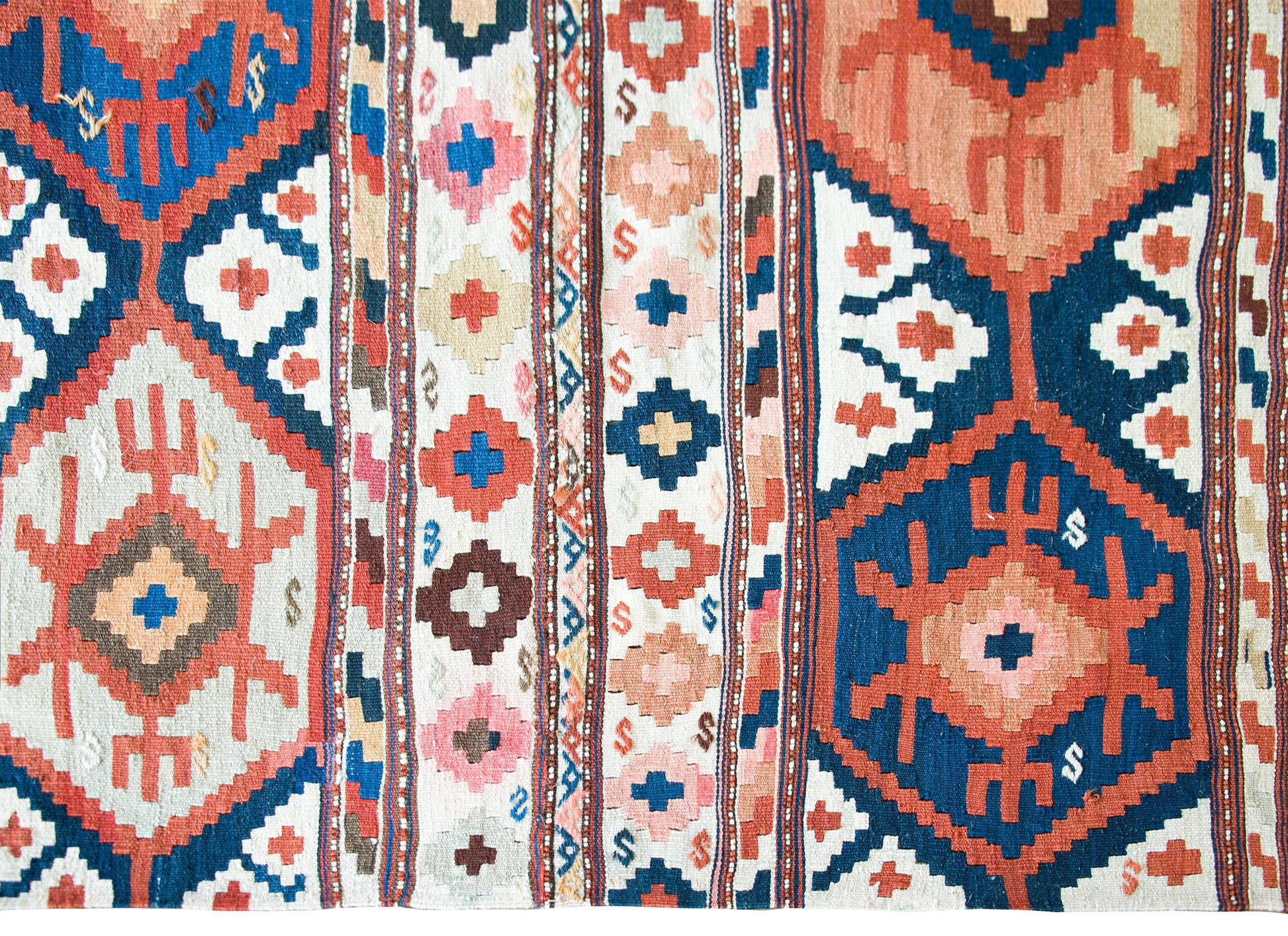 Early 20th Century Persian Azari Kilim Rug For Sale
