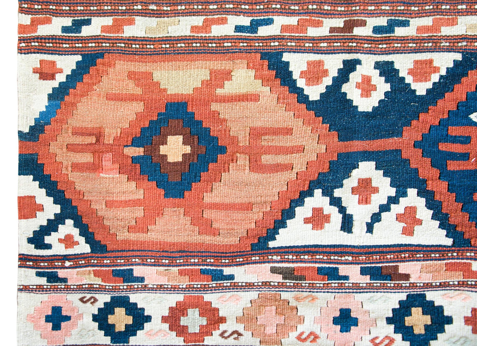 Early 20th Century Persian Azari Kilim Rug For Sale