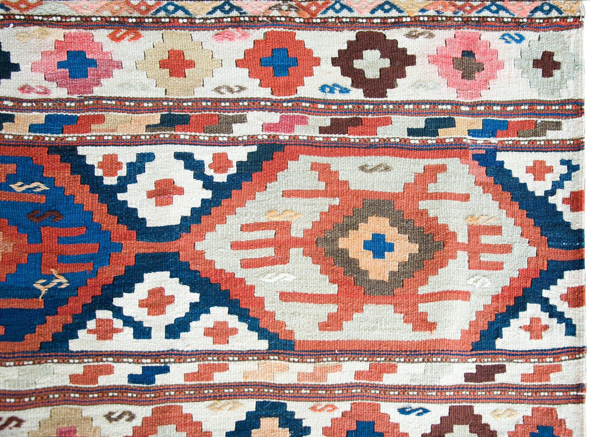Early 20th Century Persian Azari Kilim Rug For Sale