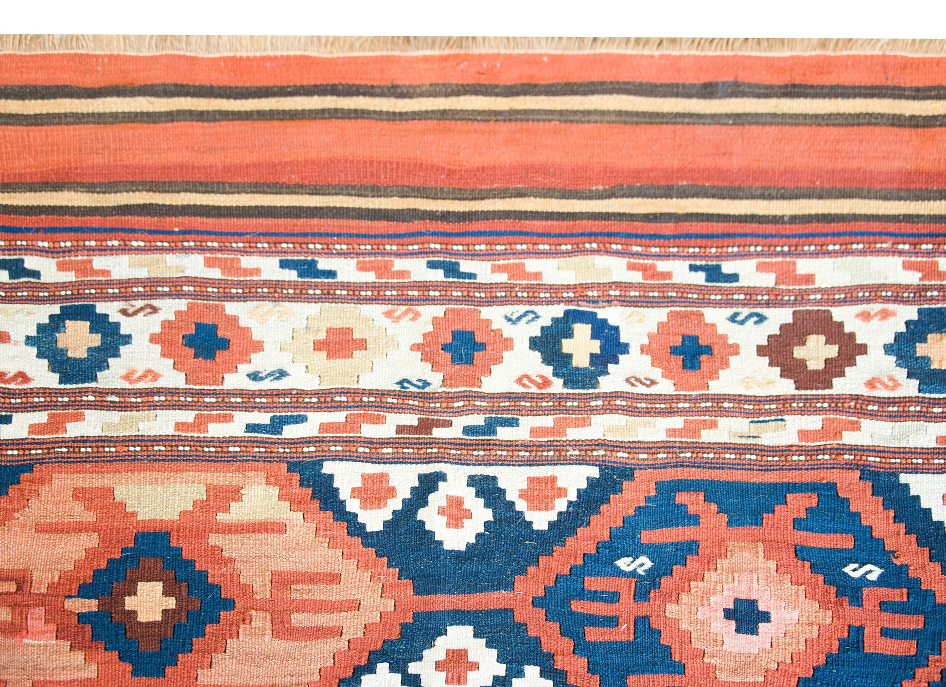 Early 20th Century Persian Azari Kilim Rug For Sale