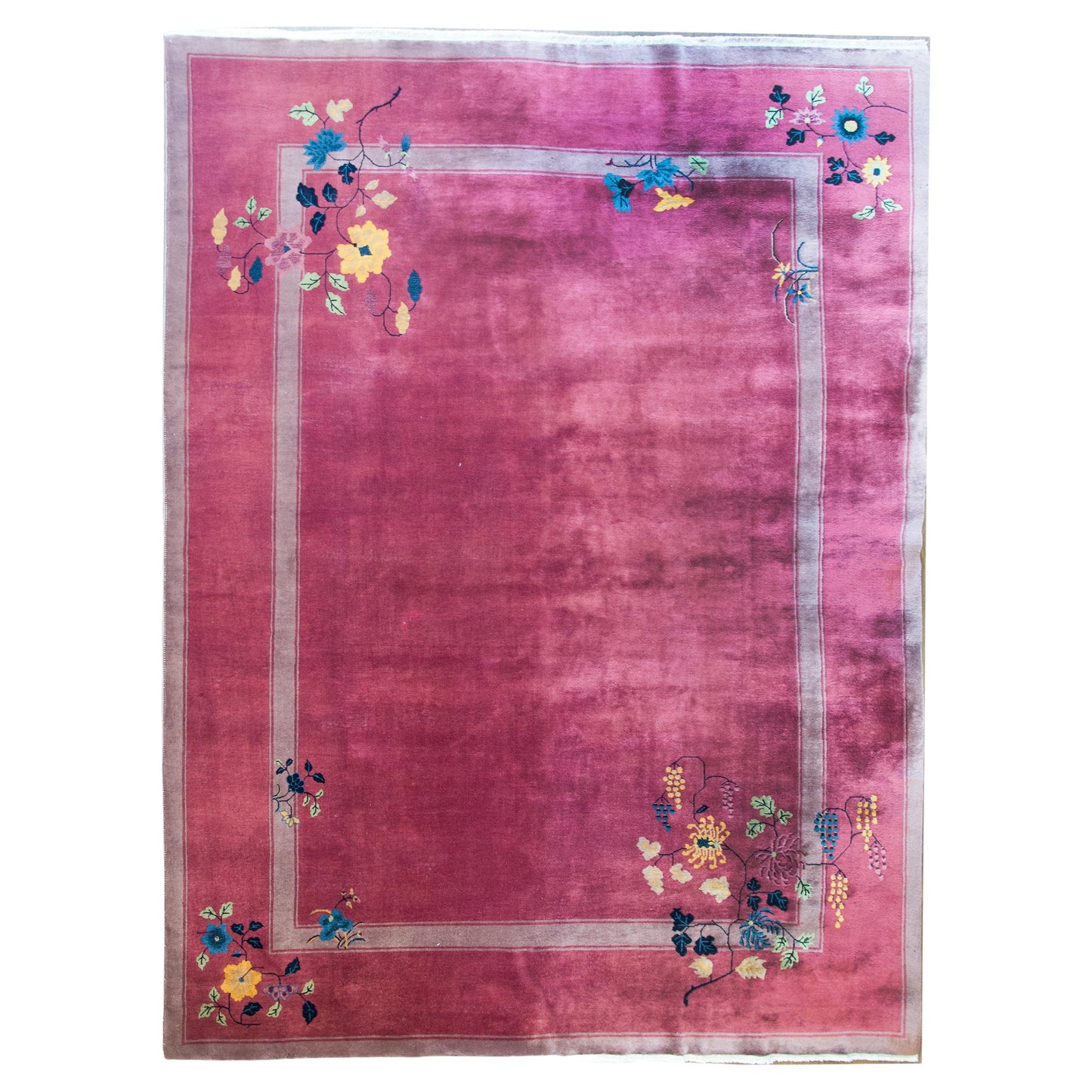 Early 20th Century Chinese Art Deco Rug For Sale