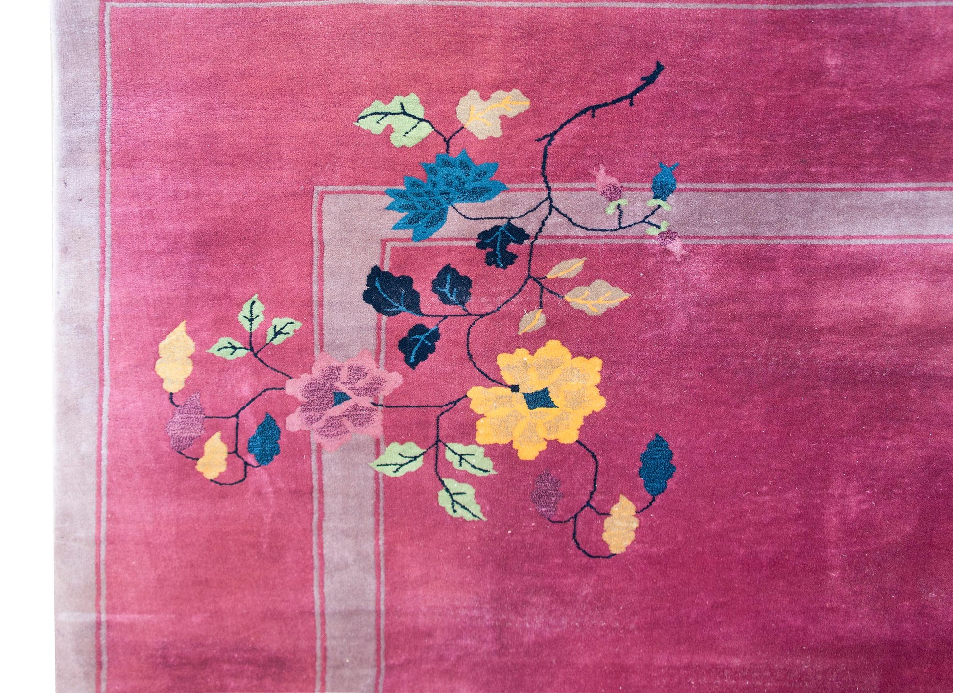 Early 20th Century Chinese Art Deco Rug For Sale