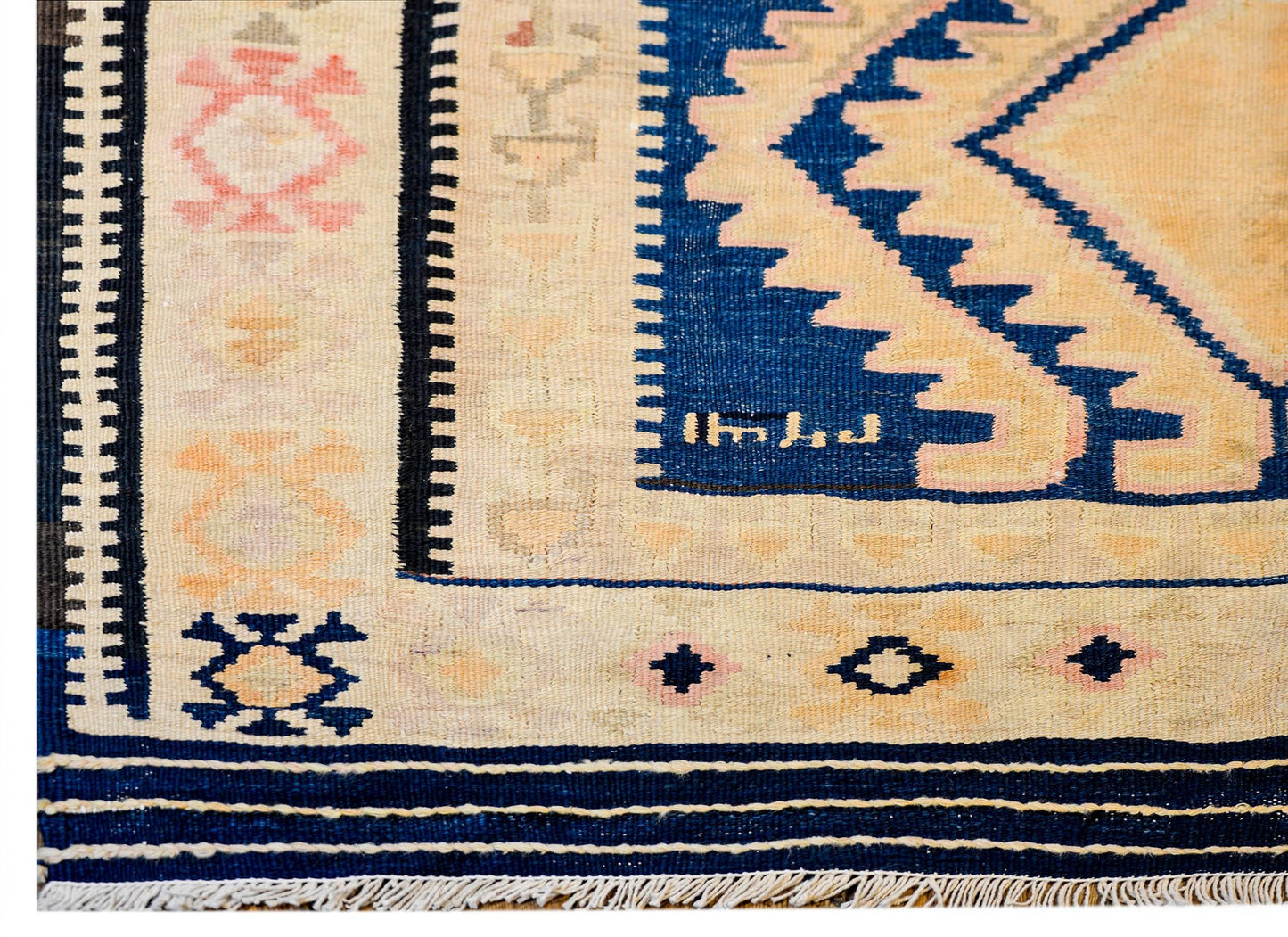 Wonderful Early 20th Century Ersin wide Kilim Runner For Sale