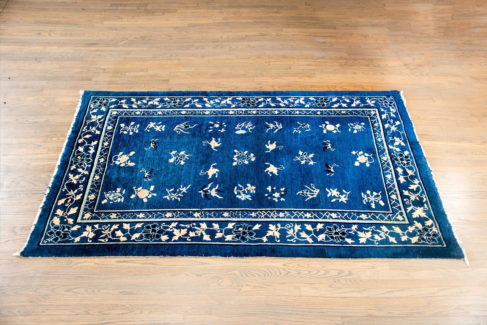 Early 20th Century Chinese Peking Rug For Sale