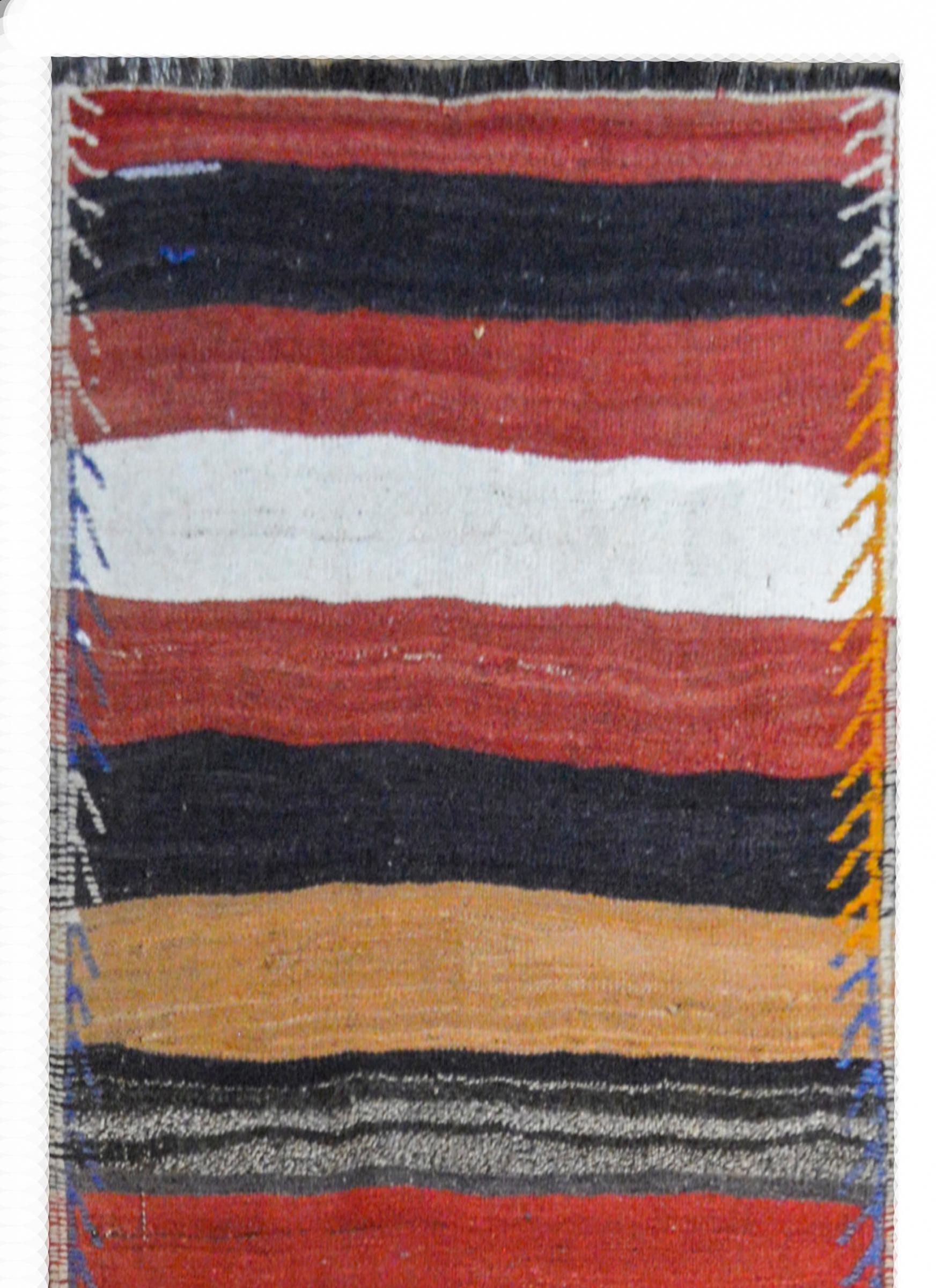 Midcentury Konya Kilim Runner For Sale