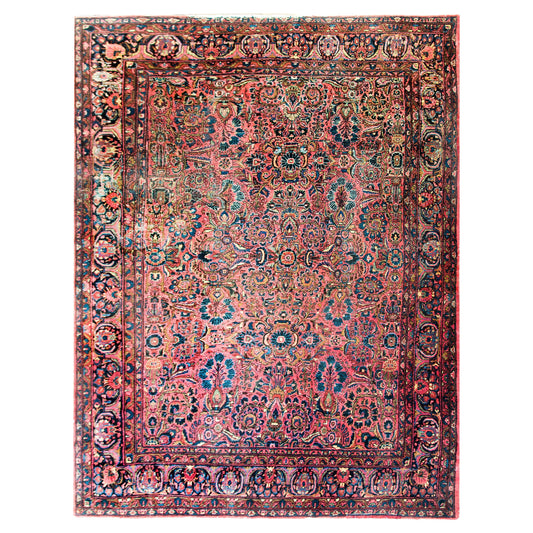 Early 20th Century Persian Dargazin Rug For Sale