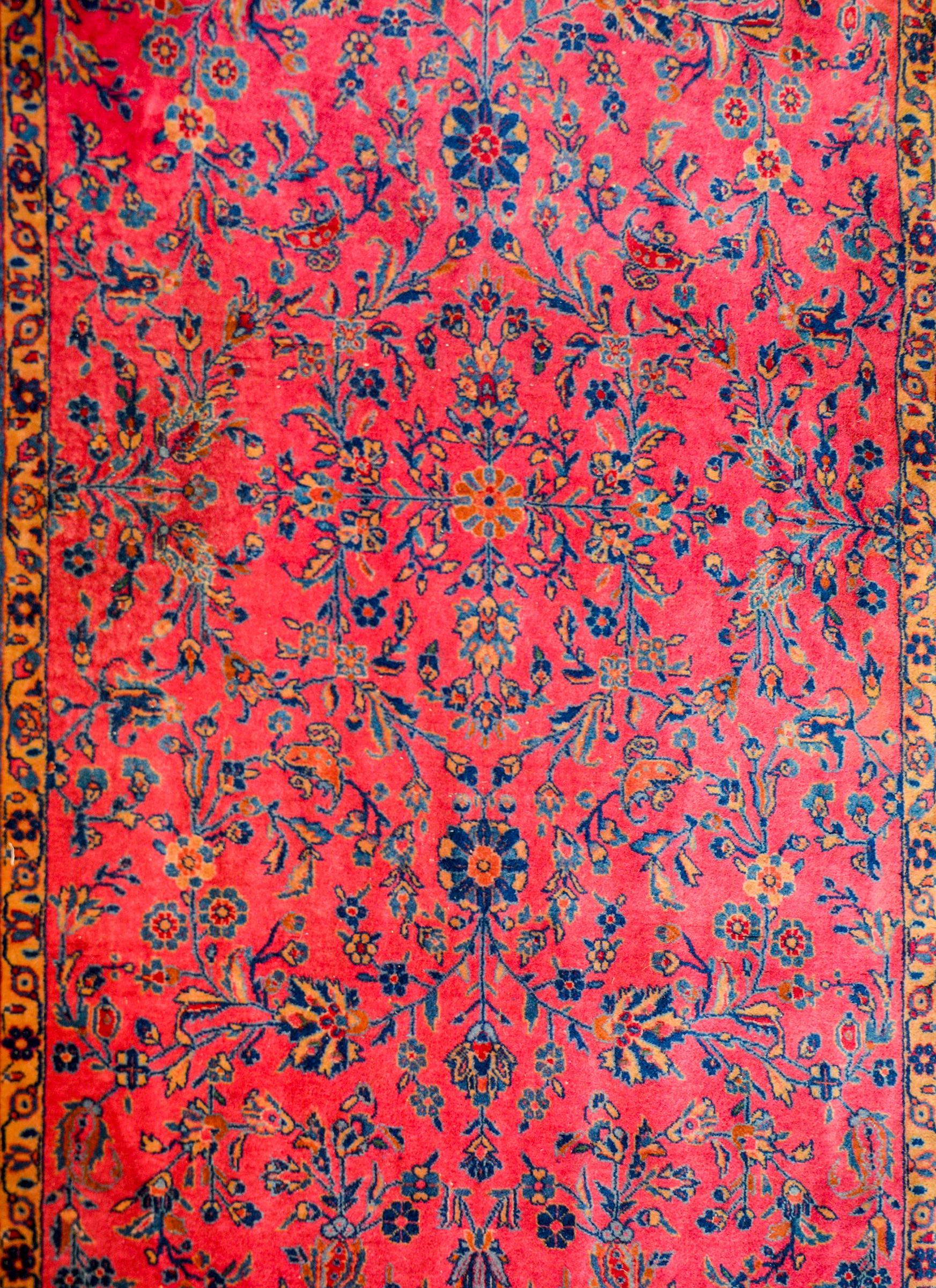 Beautiful Early 20th Century Kashan Rug For Sale