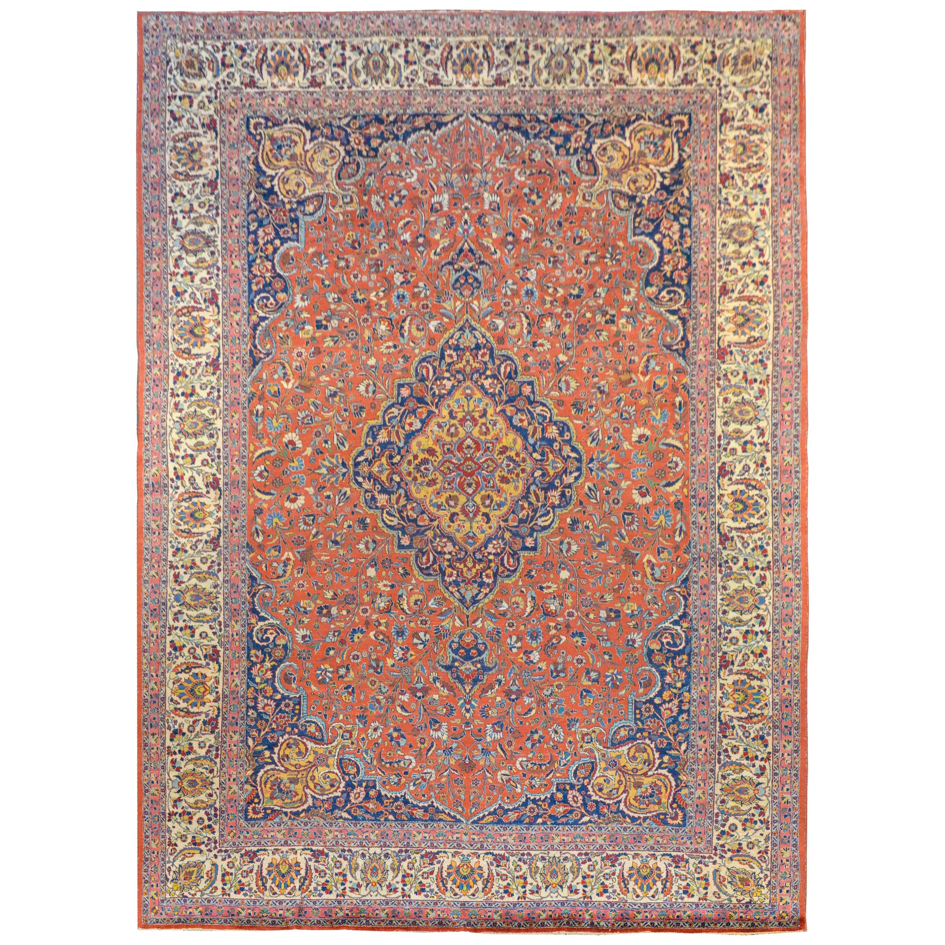 Extraordinary Early 20th Century Tabriz Rug For Sale