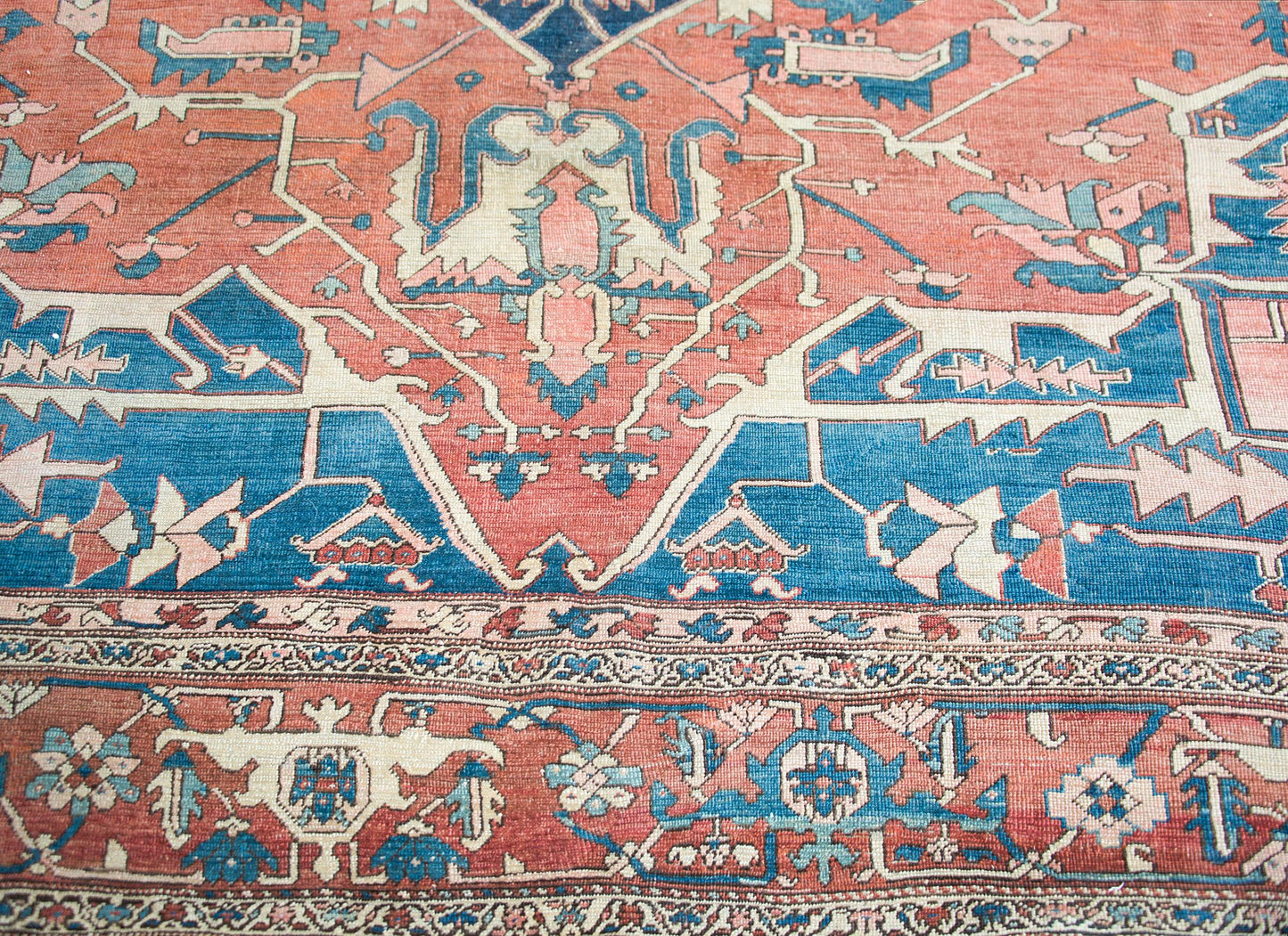Incredible Late 19th Century Persian Serapi For Sale