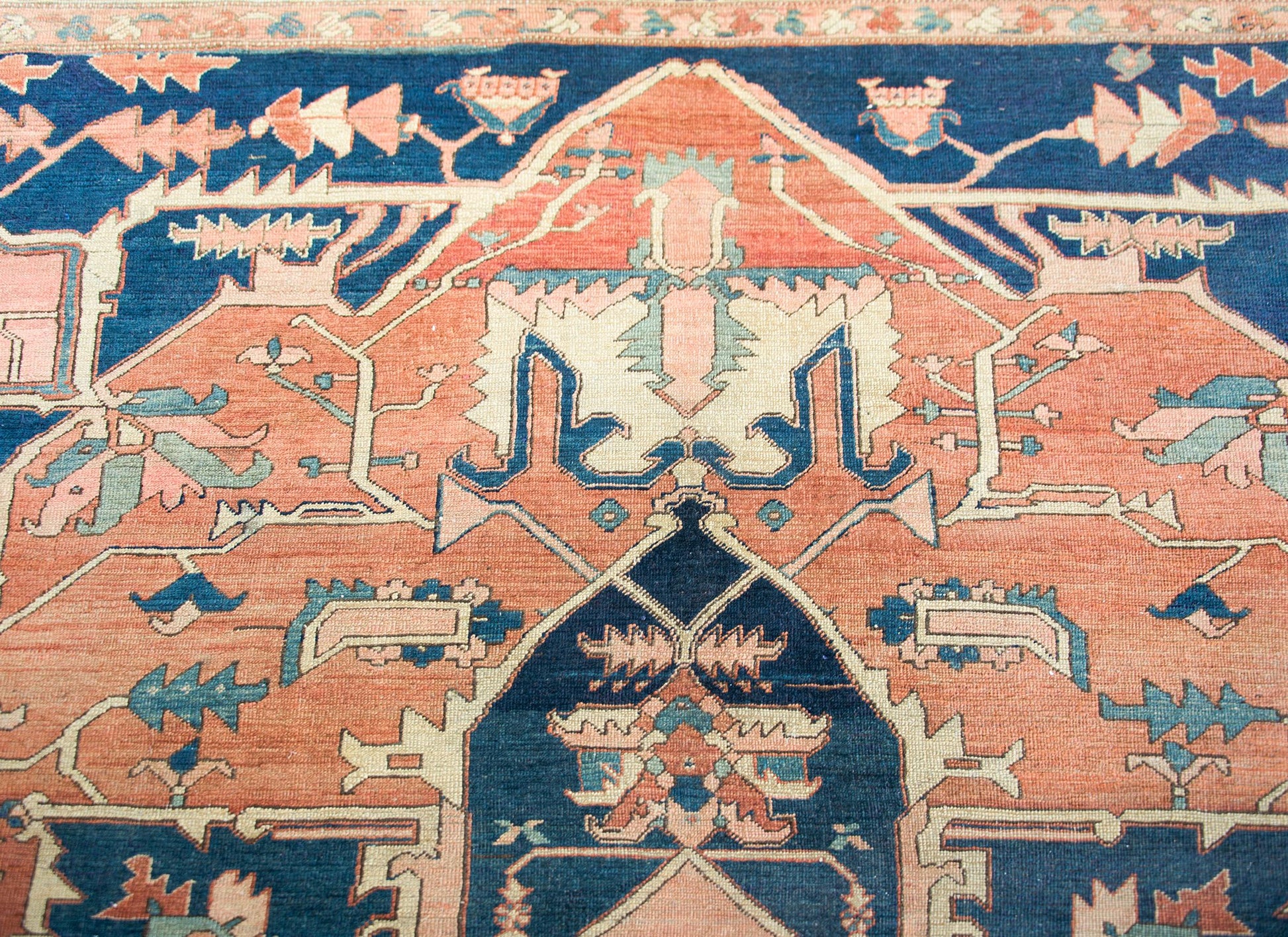 Incredible Late 19th Century Persian Serapi For Sale