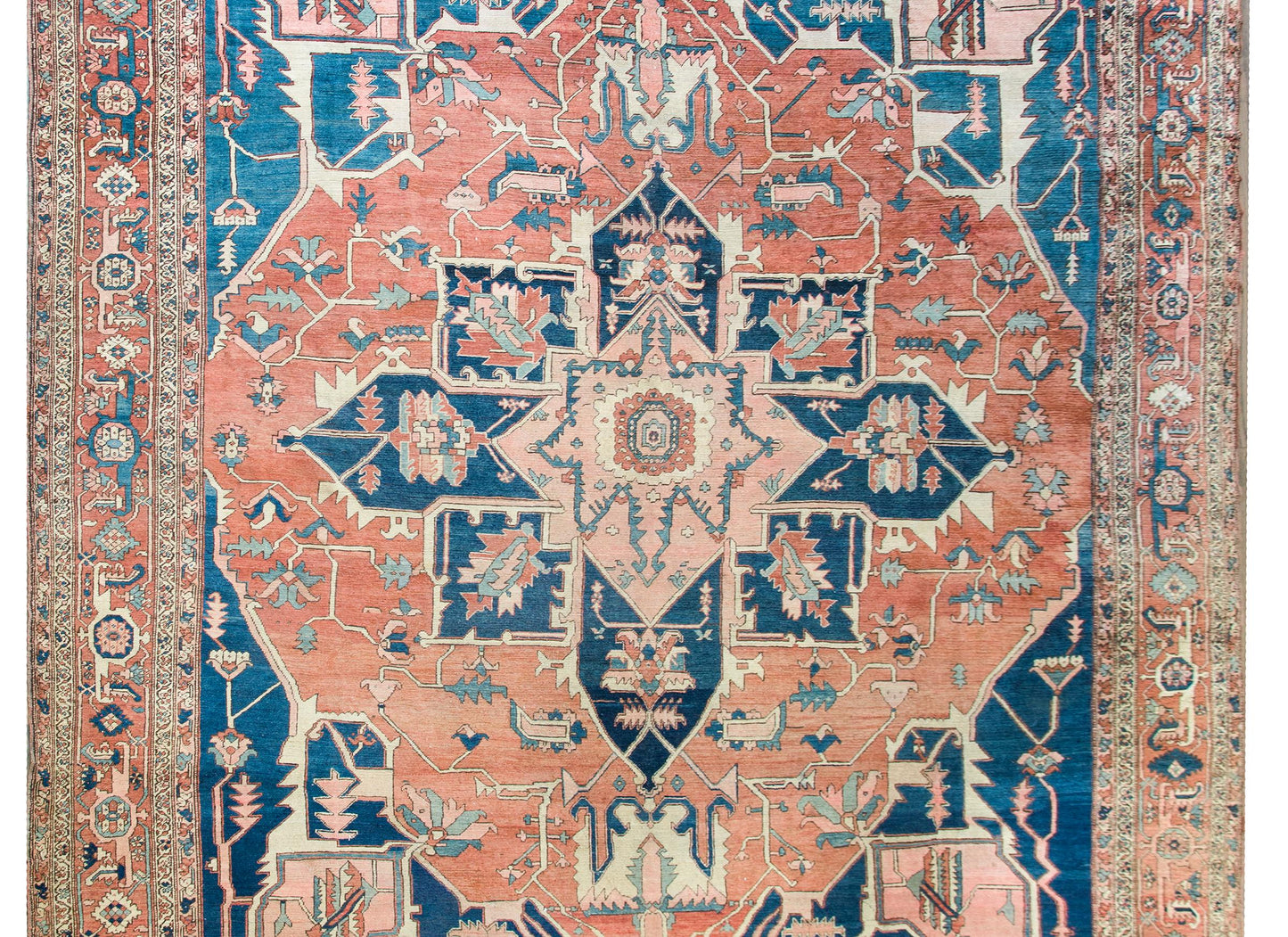 Incredible Late 19th Century Persian Serapi For Sale