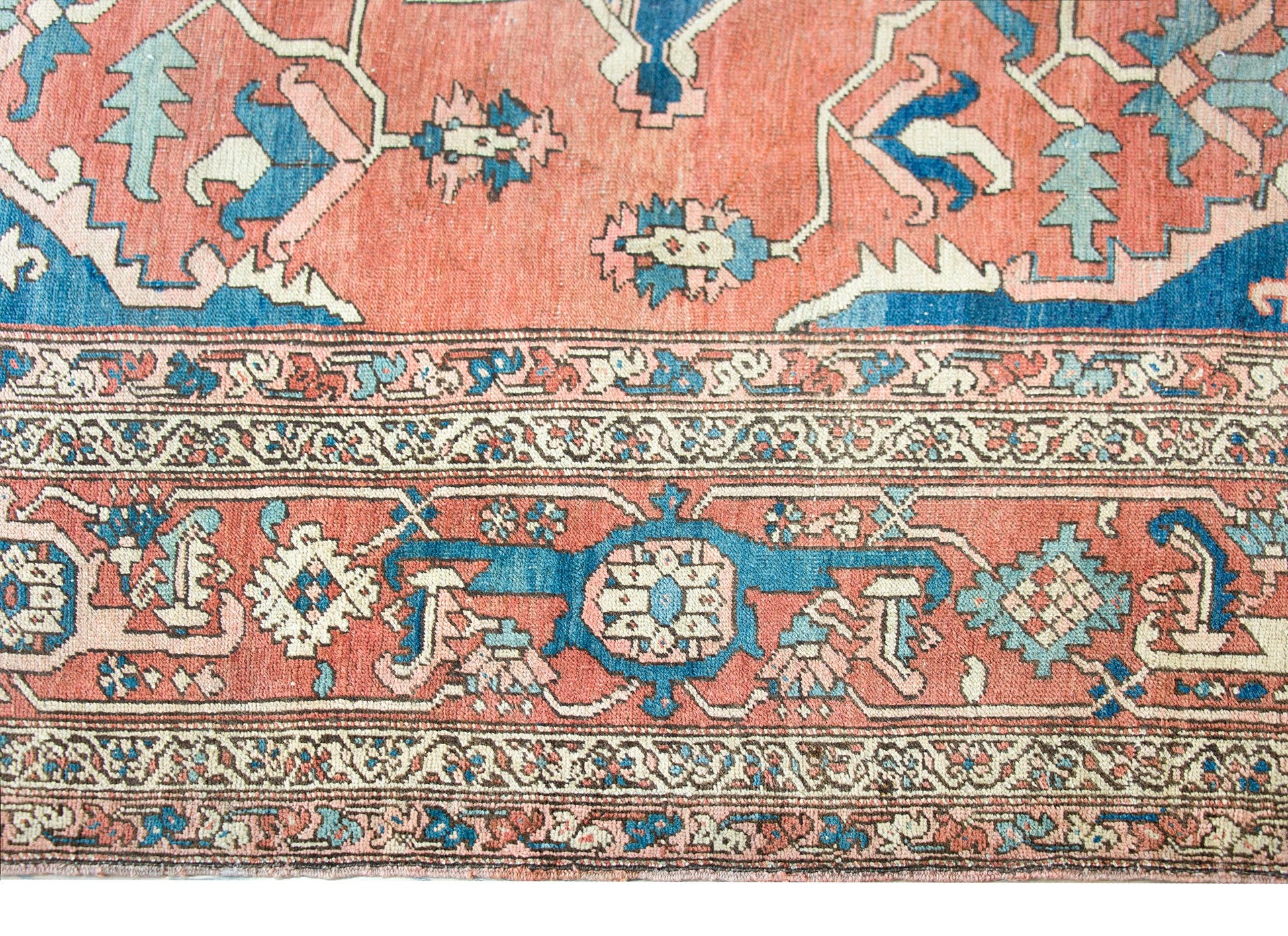 Incredible Late 19th Century Persian Serapi For Sale